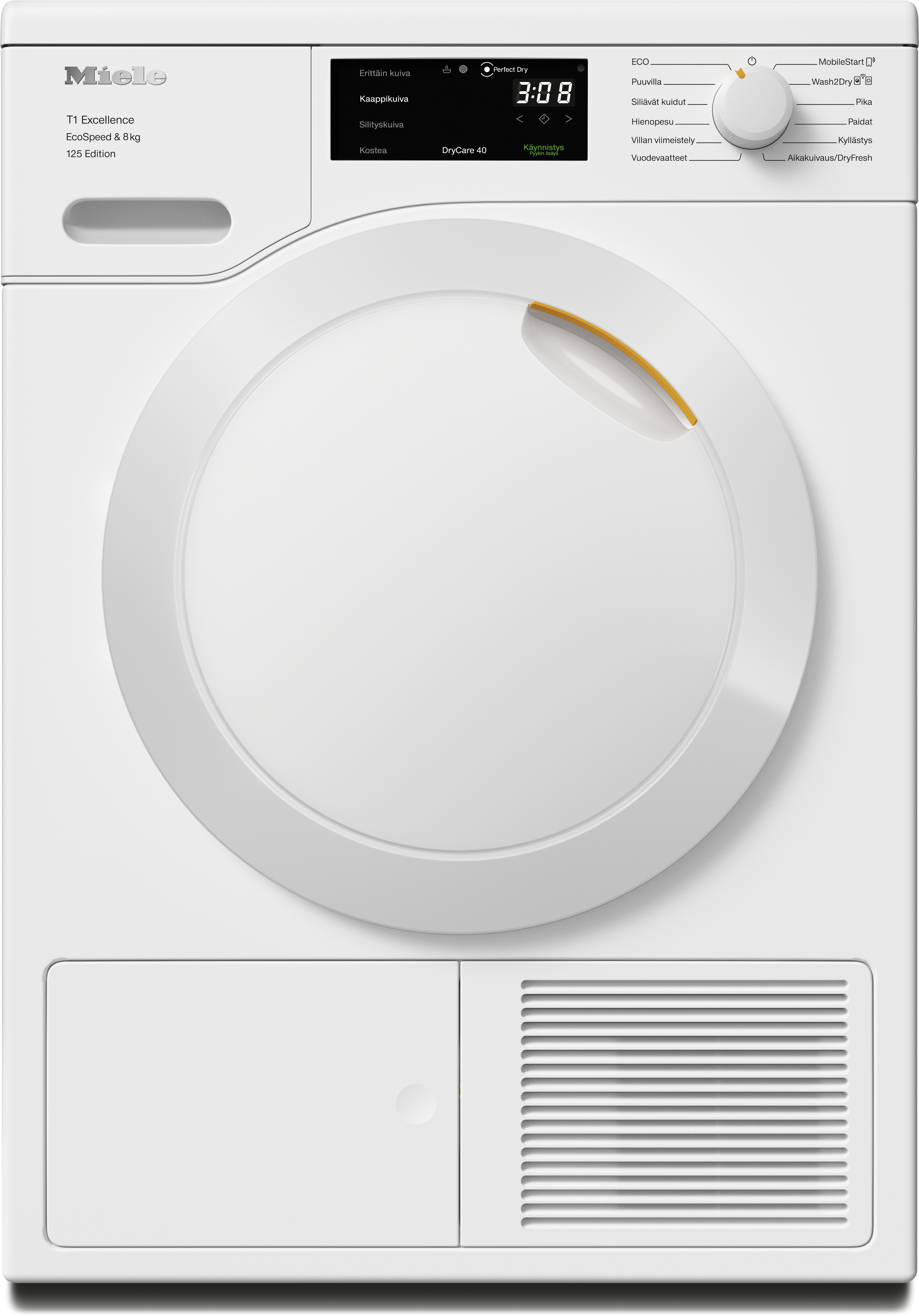 Miele - TEC665WP 125 Edition Lootusvalkoinen – Kuivausrummut - 1
