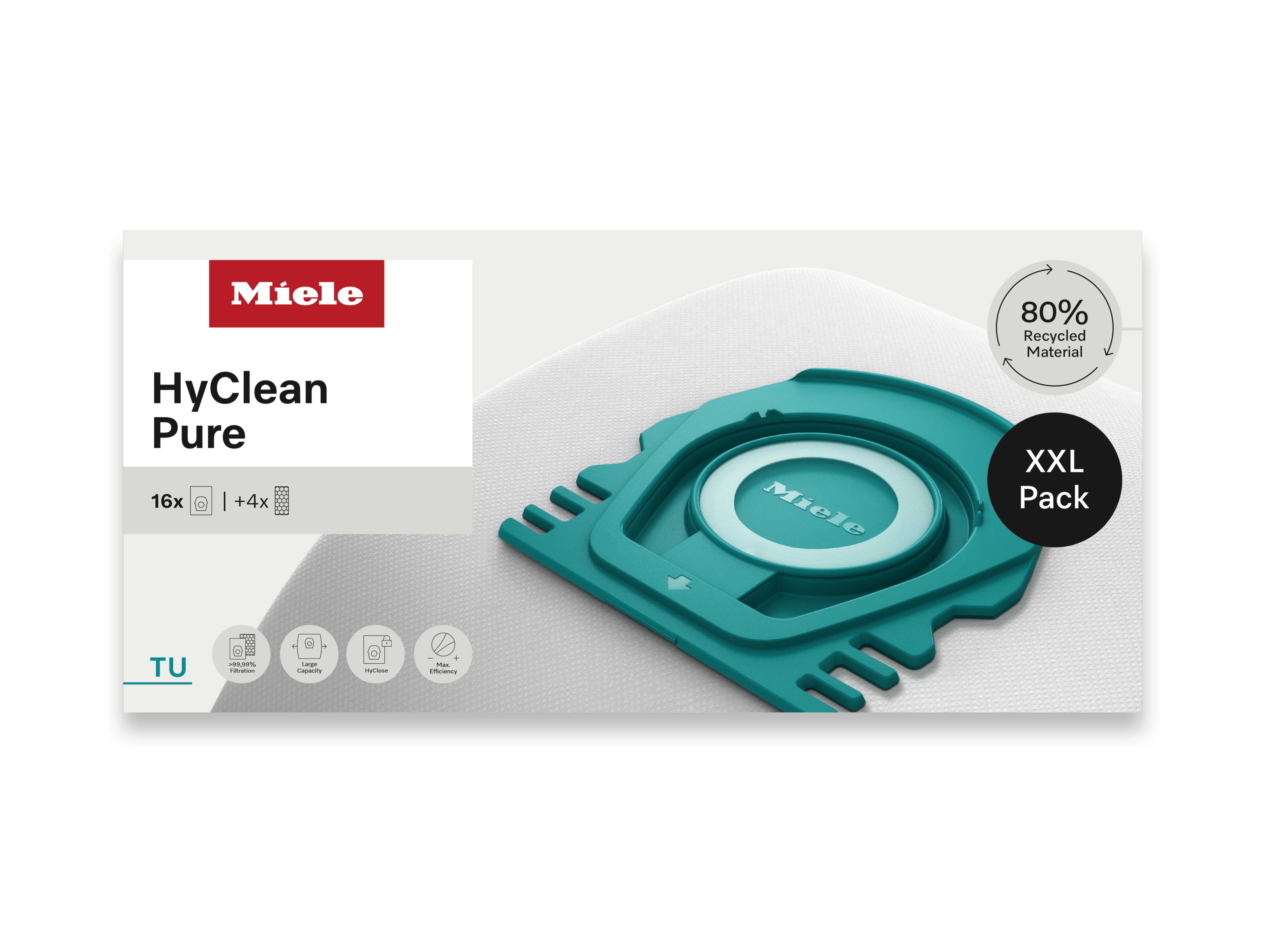 Accessoires stofzuigers - Stofzuigerzakken en -filters - TU XXL HyClean Pure