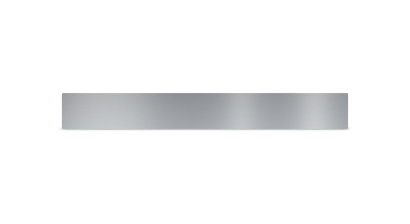 Stainless steel plinth panel 
