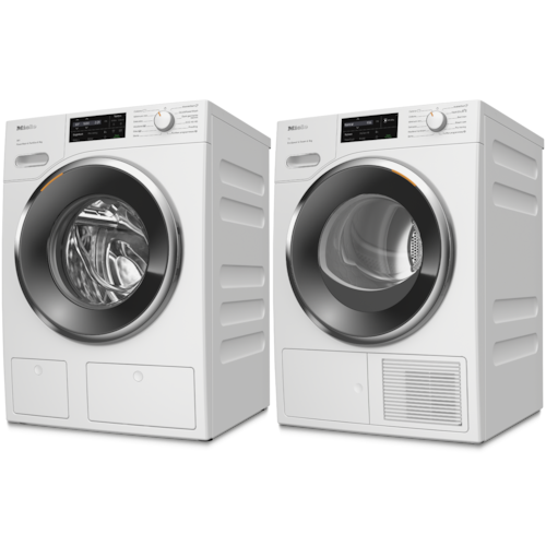 WWI 861 + TWL 780 9KG Washing Machine & Tumble Dryer Set product photo Front View L
