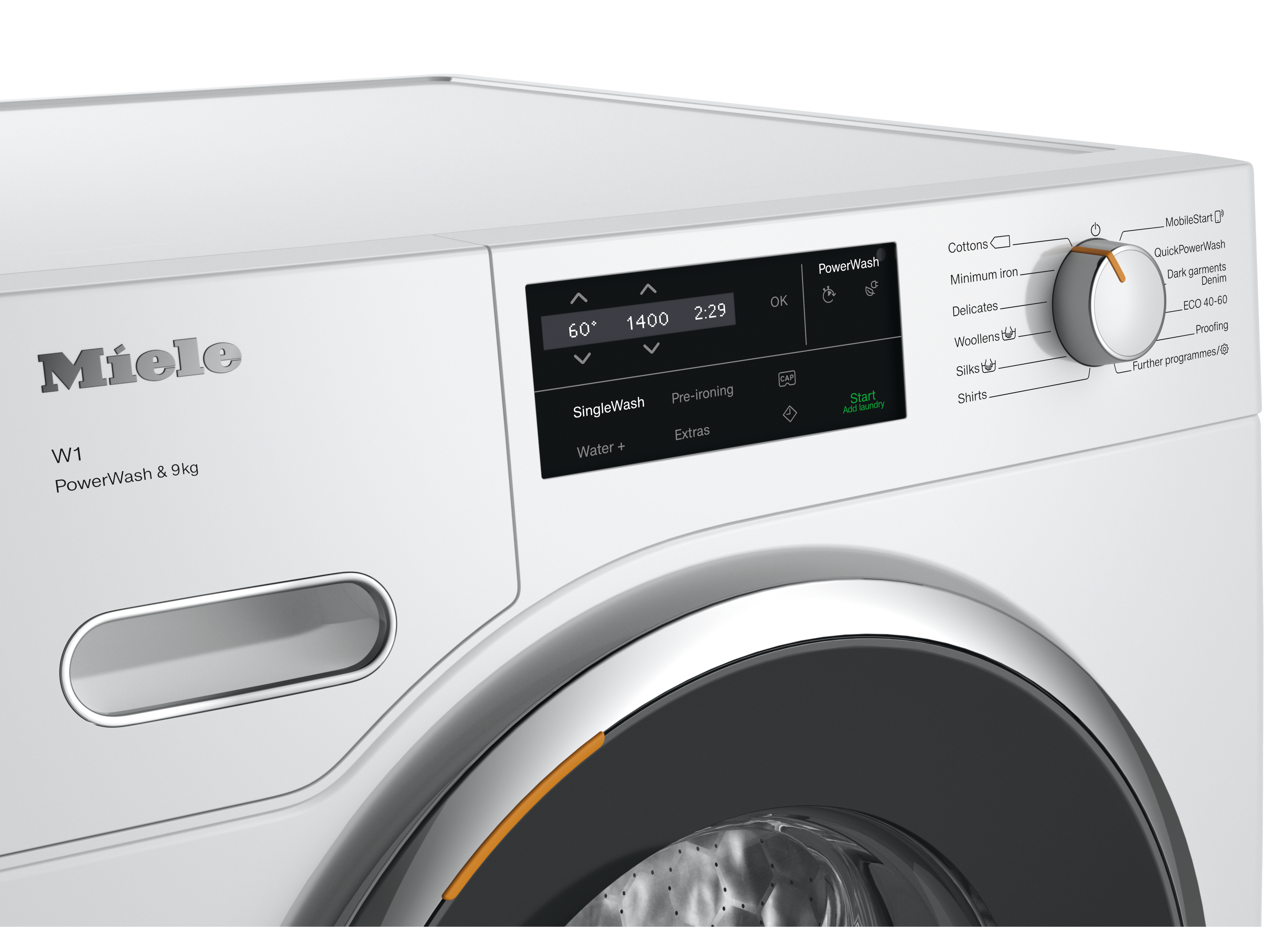 Miele - WWG360 WCS PWash&9kg Λευκό Lotus – Πλυντήρια ρούχων - 4 Miele - WWG360 WCS PWash&9kg Λευκό Lotus – Πλυντήρια ρούχων - 4