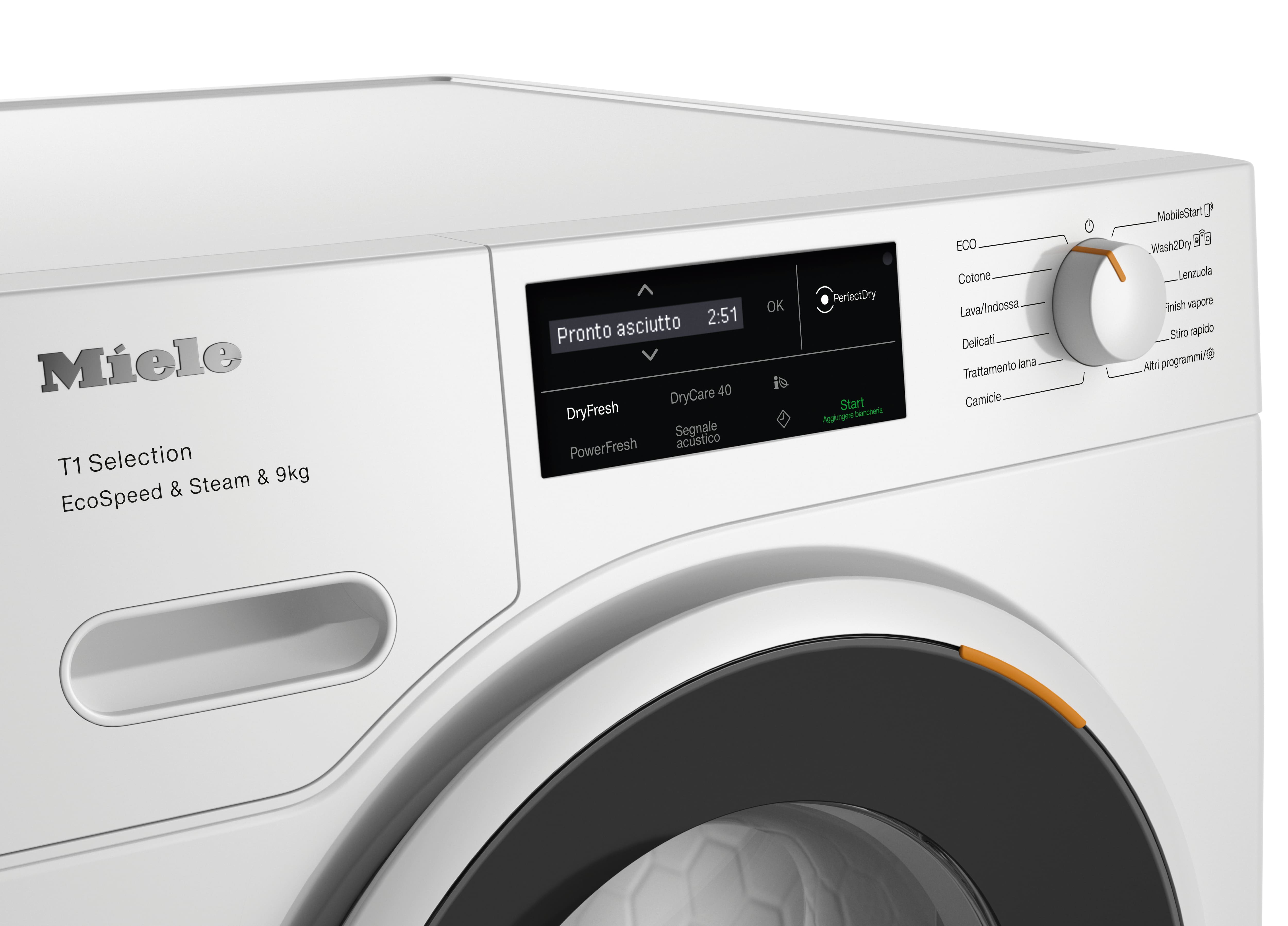 Miele - TSL683WP Steam&9kg Bianco loto – Asciugatrici - 3 Miele - TSL683WP Steam&9kg Bianco loto – Asciugatrici - 3