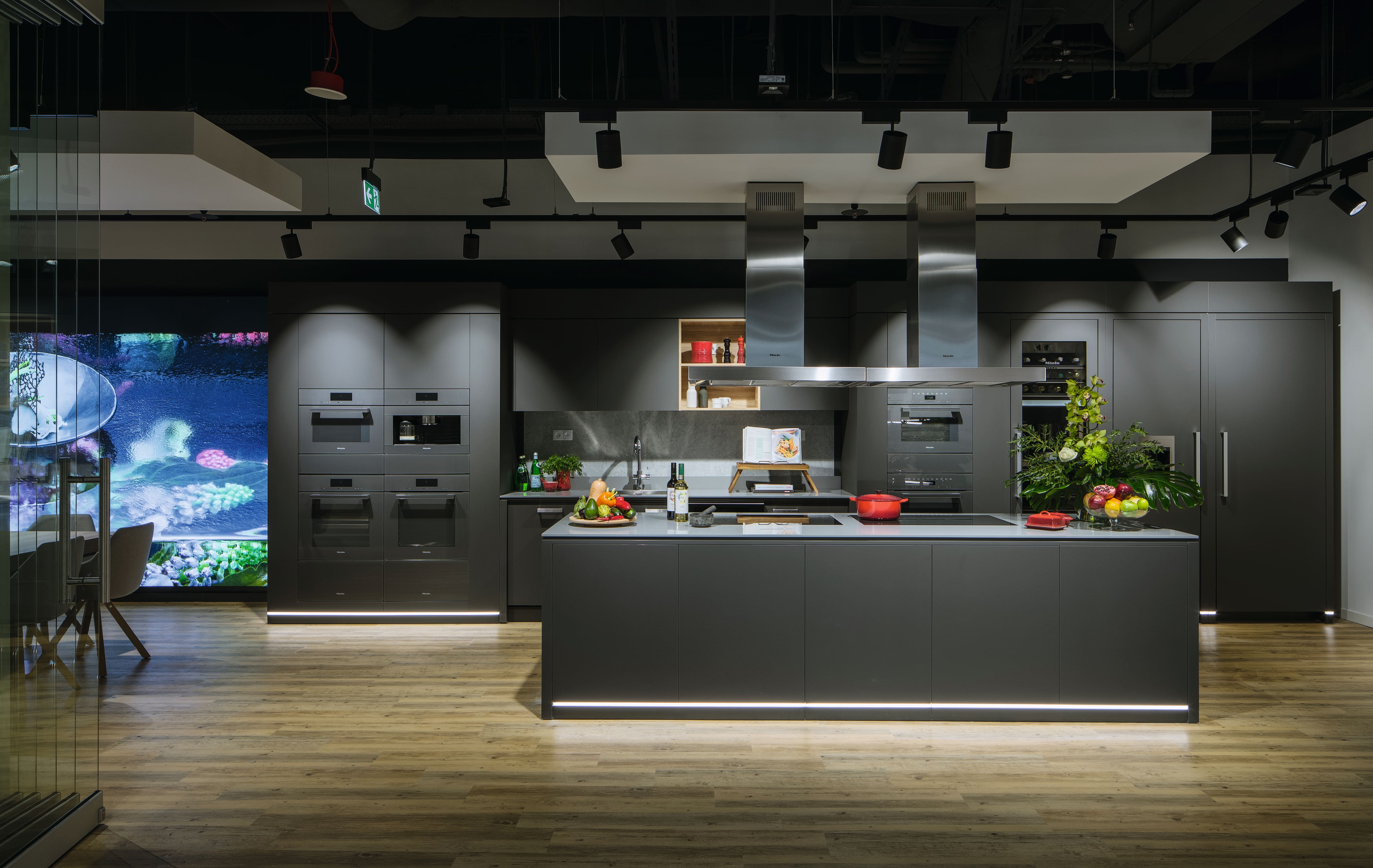 Wnętrze salonu Miele Experience Center