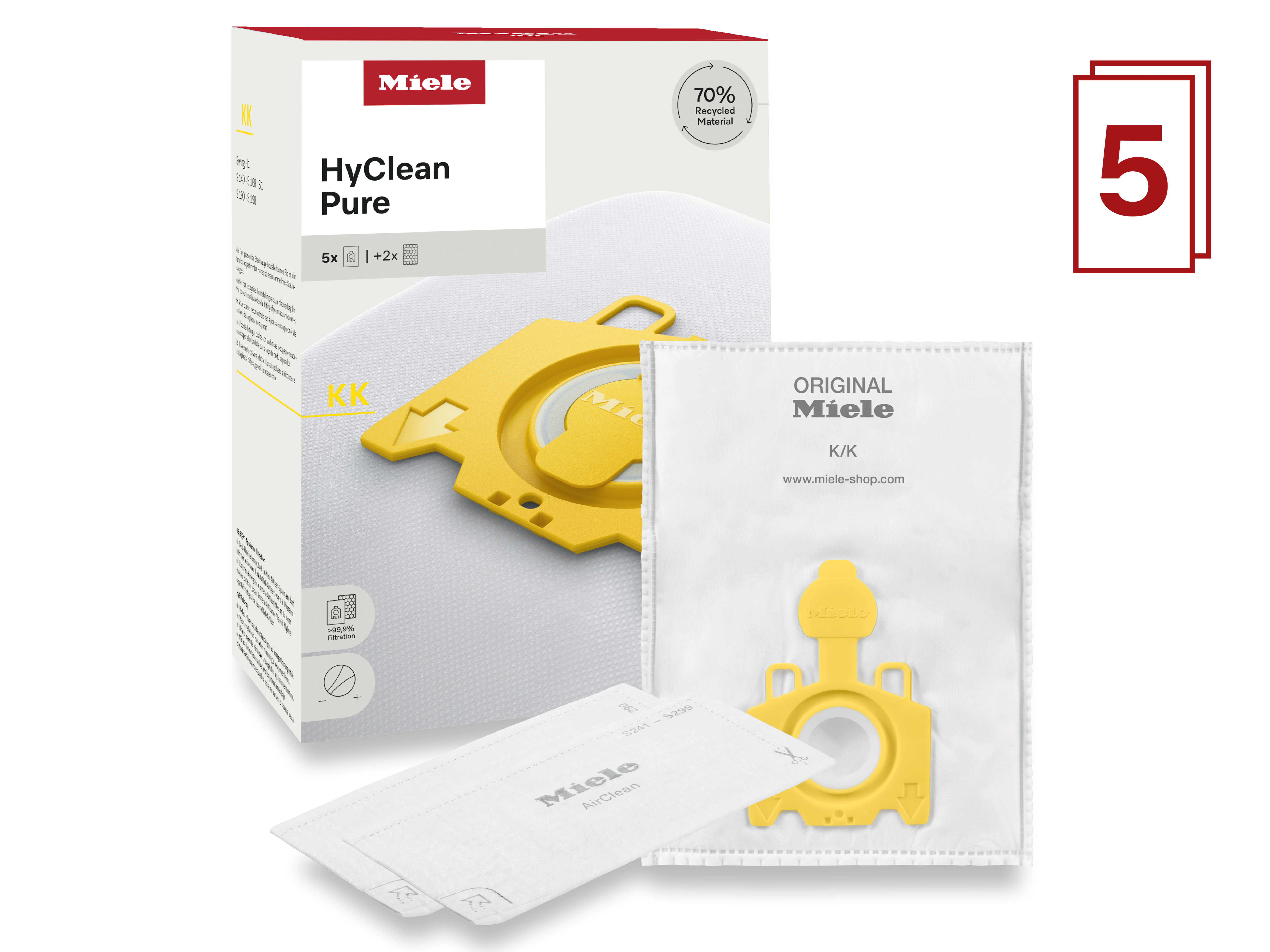 Miele - KK HyClean Pure – Porszívótartozékok - 2