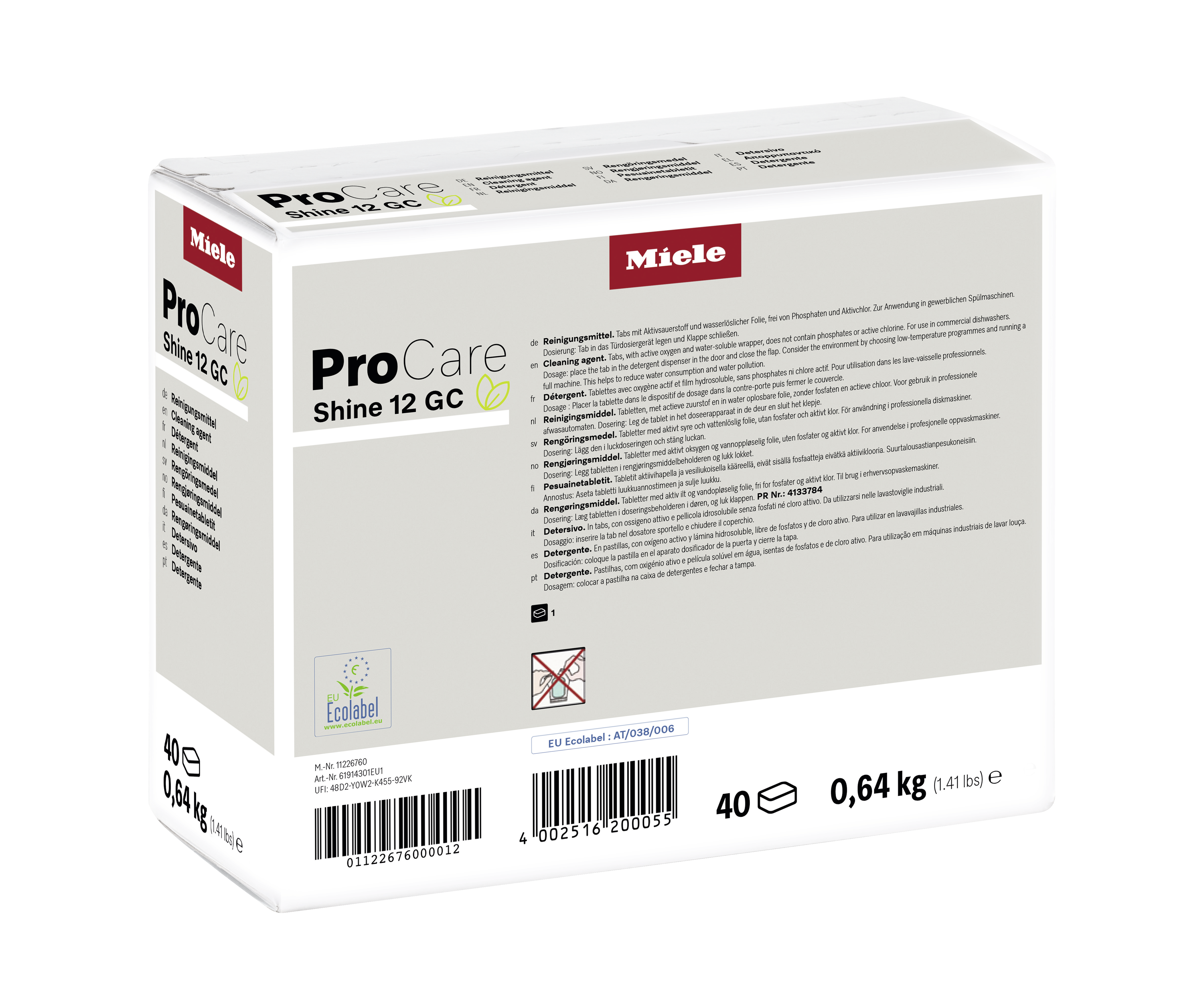 Miele - ProCare Shine 12 GC - 40 Tabs - 1