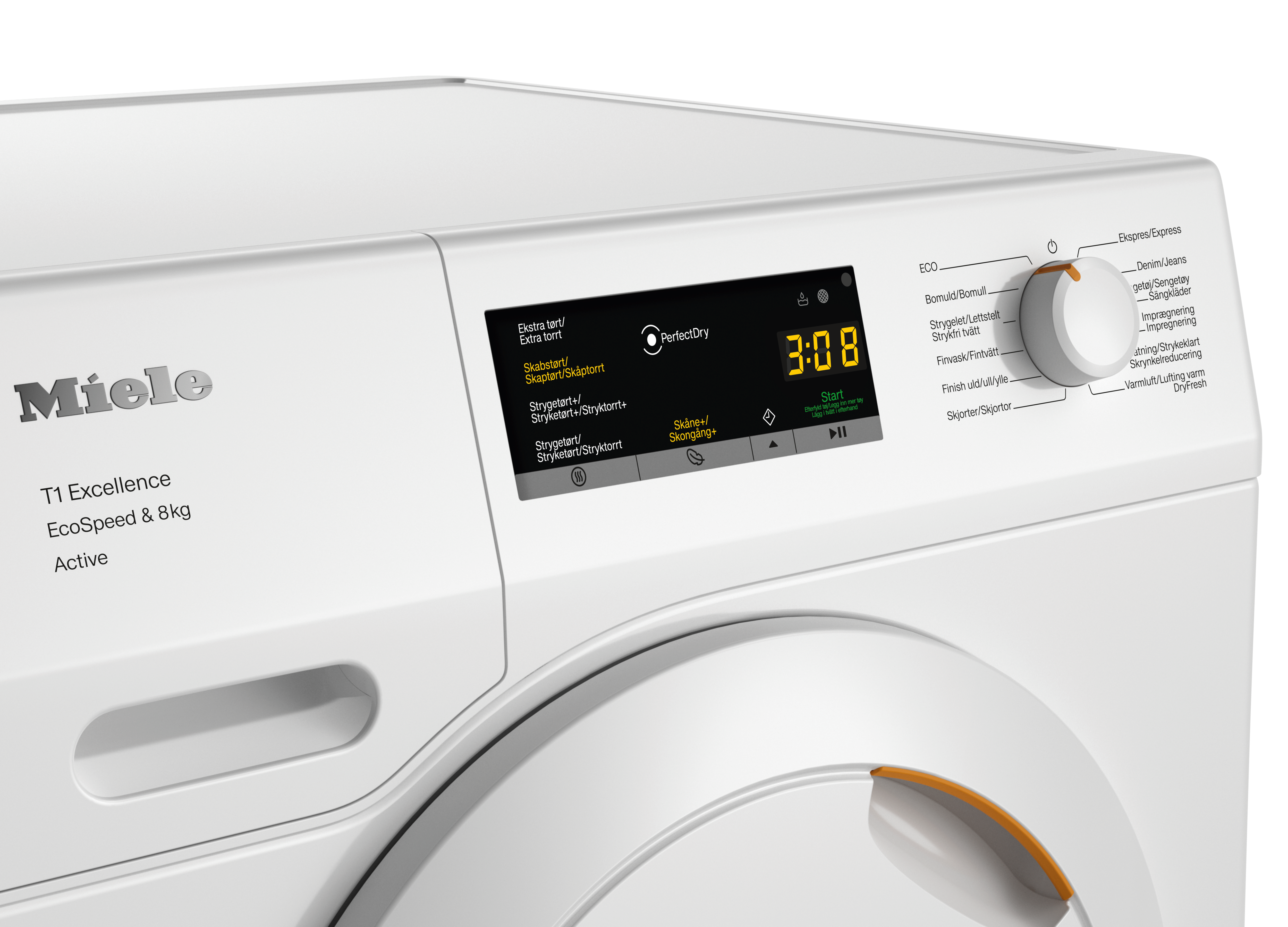 Miele - TEA535WP 8kg Active – Torktumlare - 3 Miele - TEA535WP 8kg Active – Torktumlare - 3