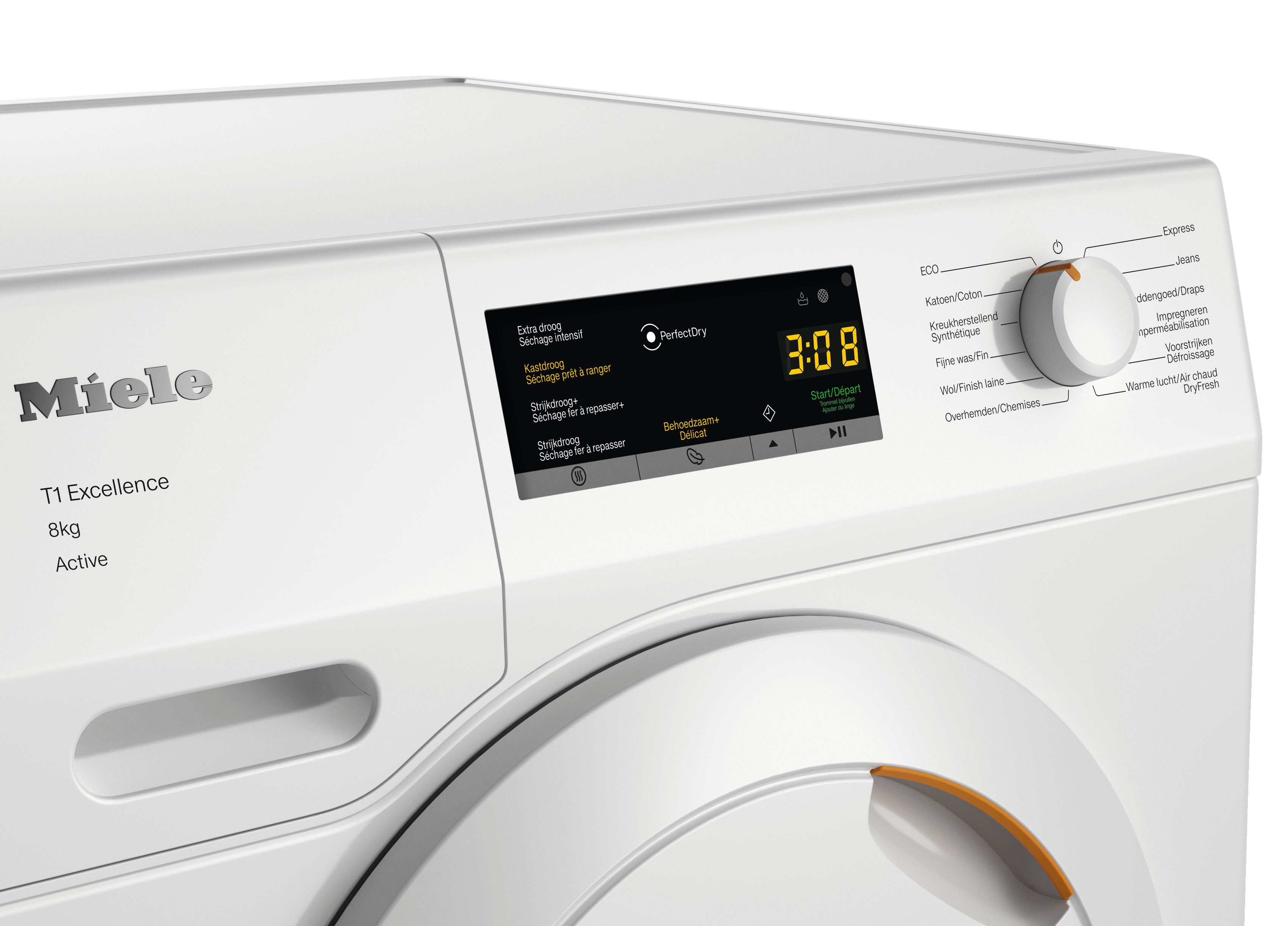 Miele - TEA535WP 8kg Active – Sèche-linge - 3 Miele - TEA535WP 8kg Active – Sèche-linge - 3
