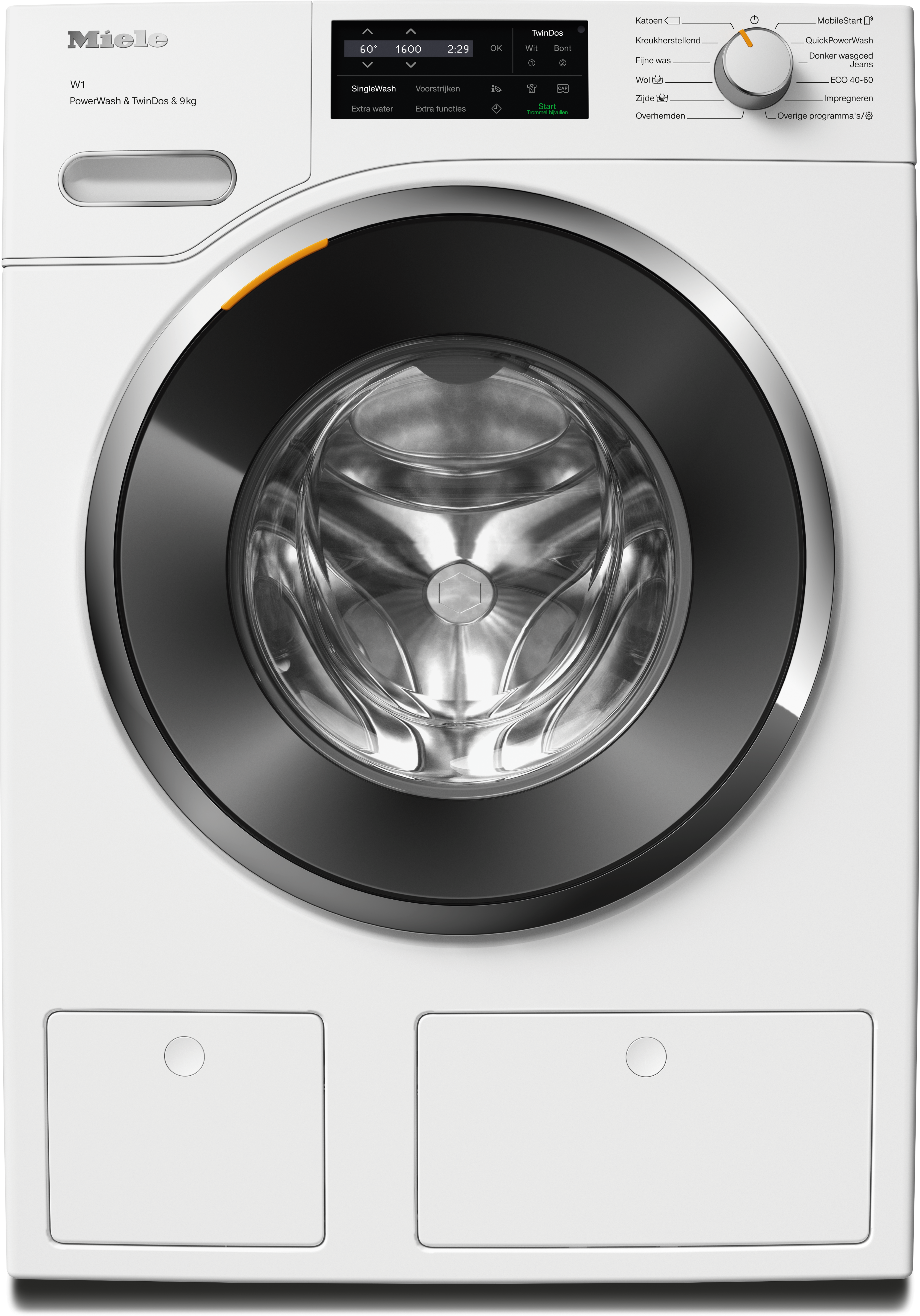 Miele - WWI860 WCS PWash&TDos&9kg Lotuswit – Wasmachines - 1