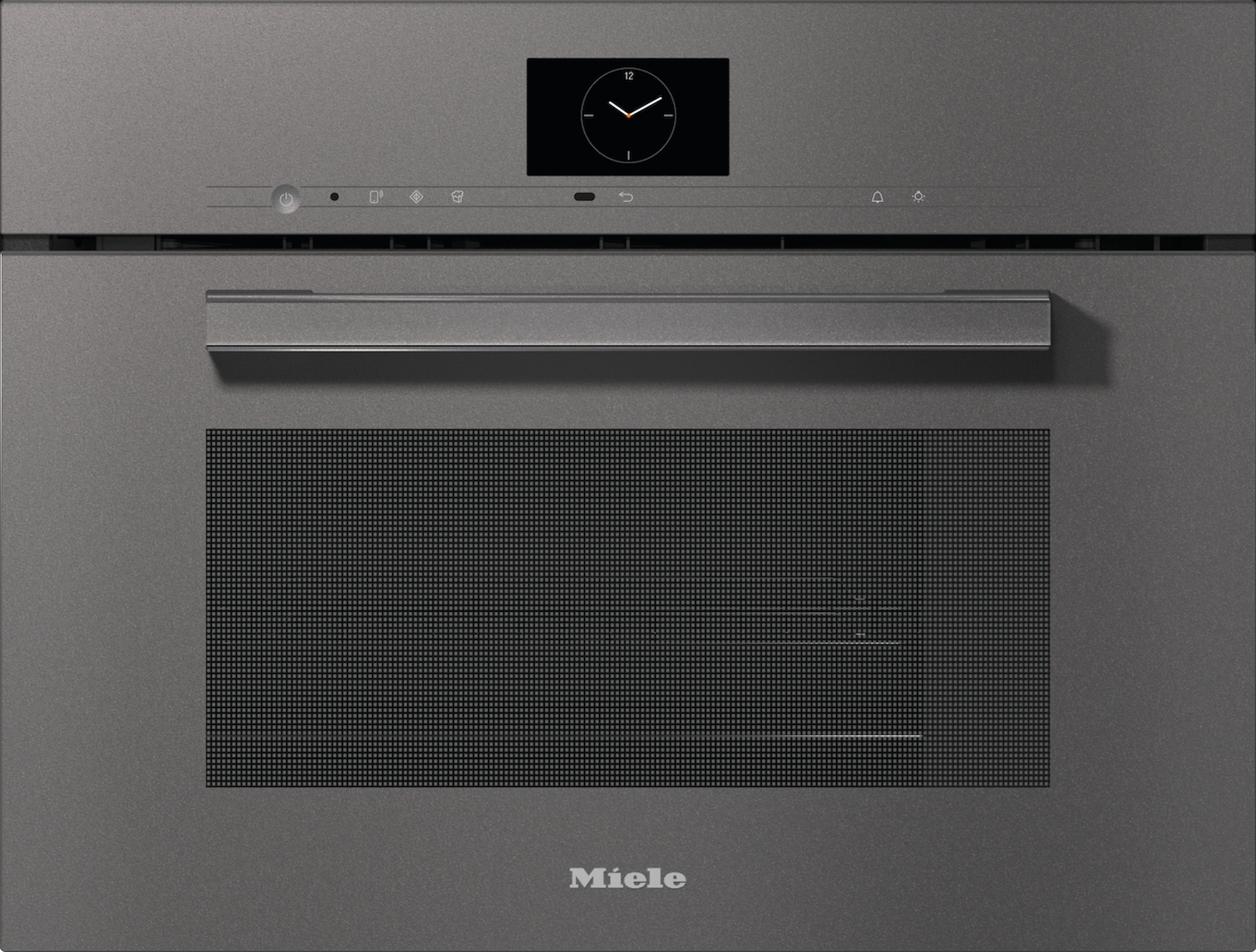 DGM 7640 VitroLine Graphite Grey Steam oven with microwave product photo