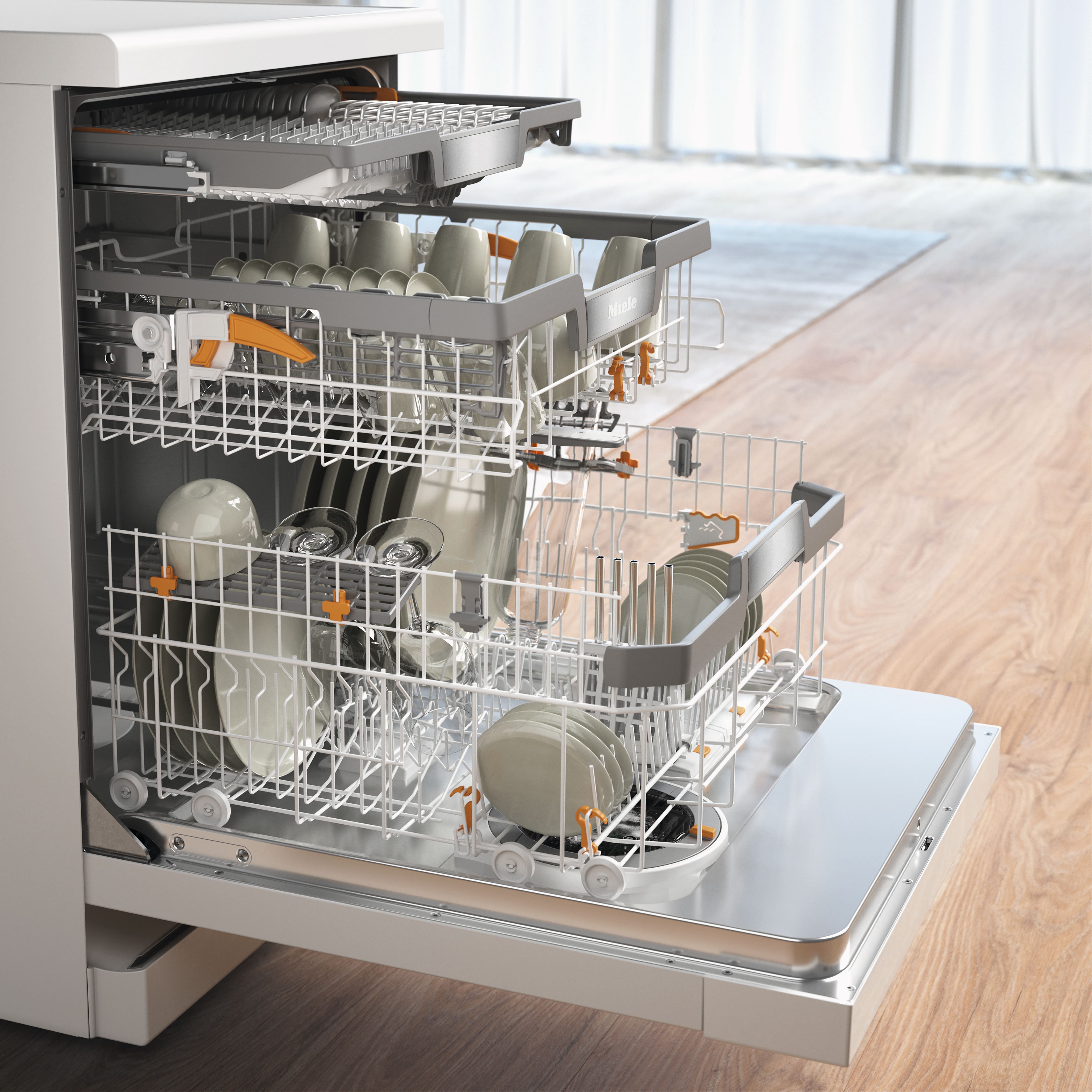 Miele - G 7623 SC AutoDos Excellence Blanc brillant – Lave-vaisselle - 4 Miele - G 7623 SC AutoDos Excellence Blanc brillant – Lave-vaisselle - 4