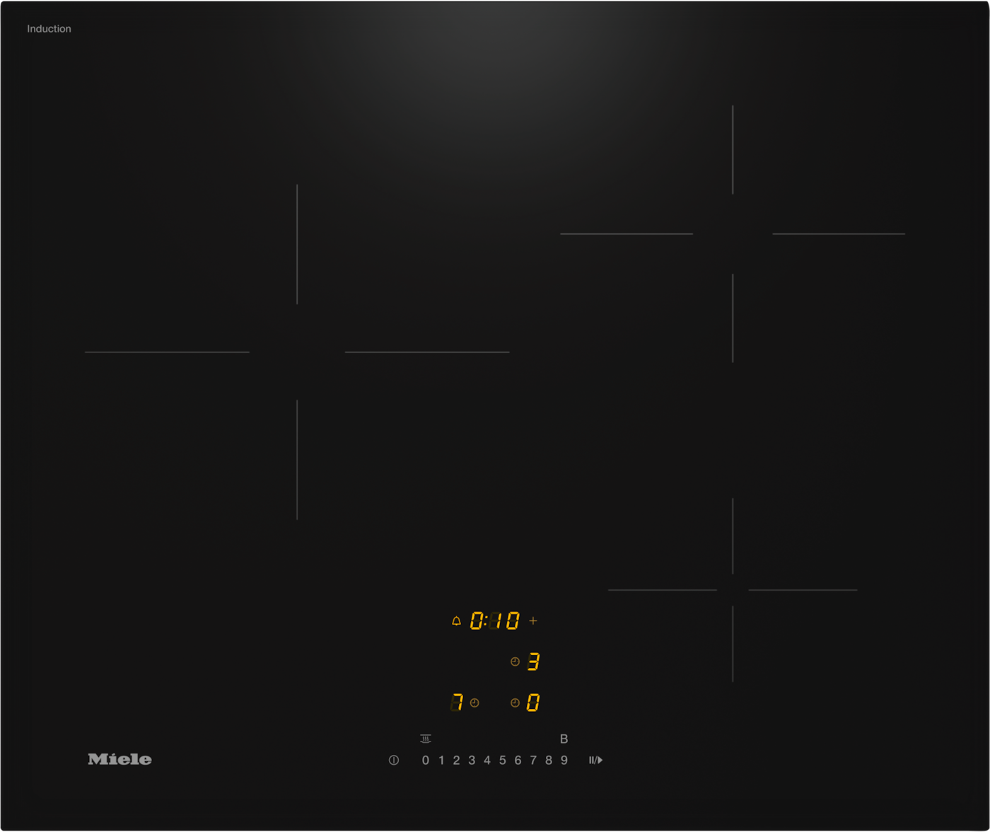 KM 7220 FL - Induction cooktop with mains plug, operated with its own controls Factual image