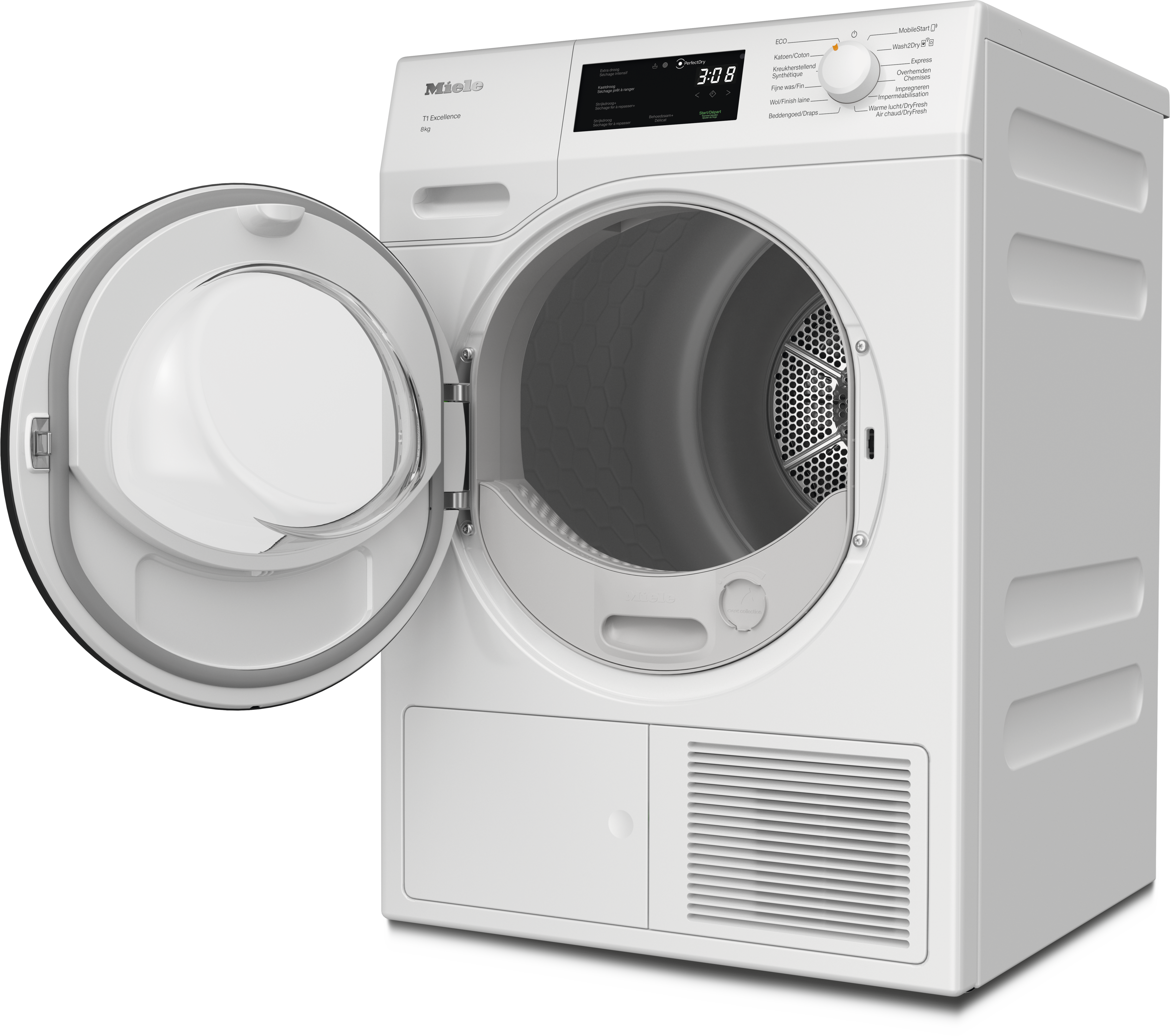 Miele - TEC655WP 8kg – Sèche-linge - 2 Miele - TEC655WP 8kg – Sèche-linge - 2