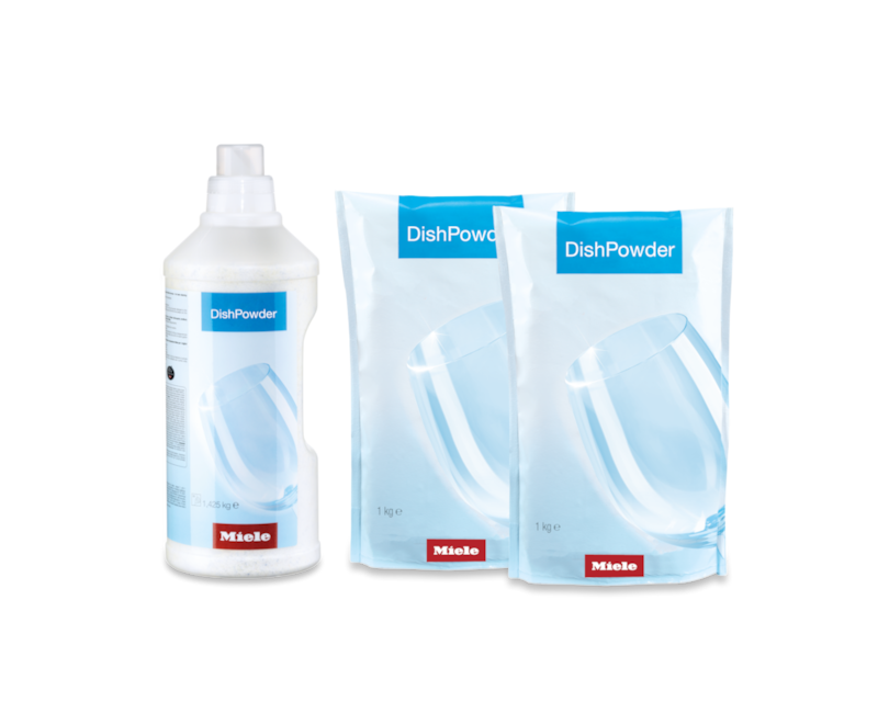 Powder detergent dispensing set