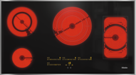 KM 6565 FR Electric hob with onset controls