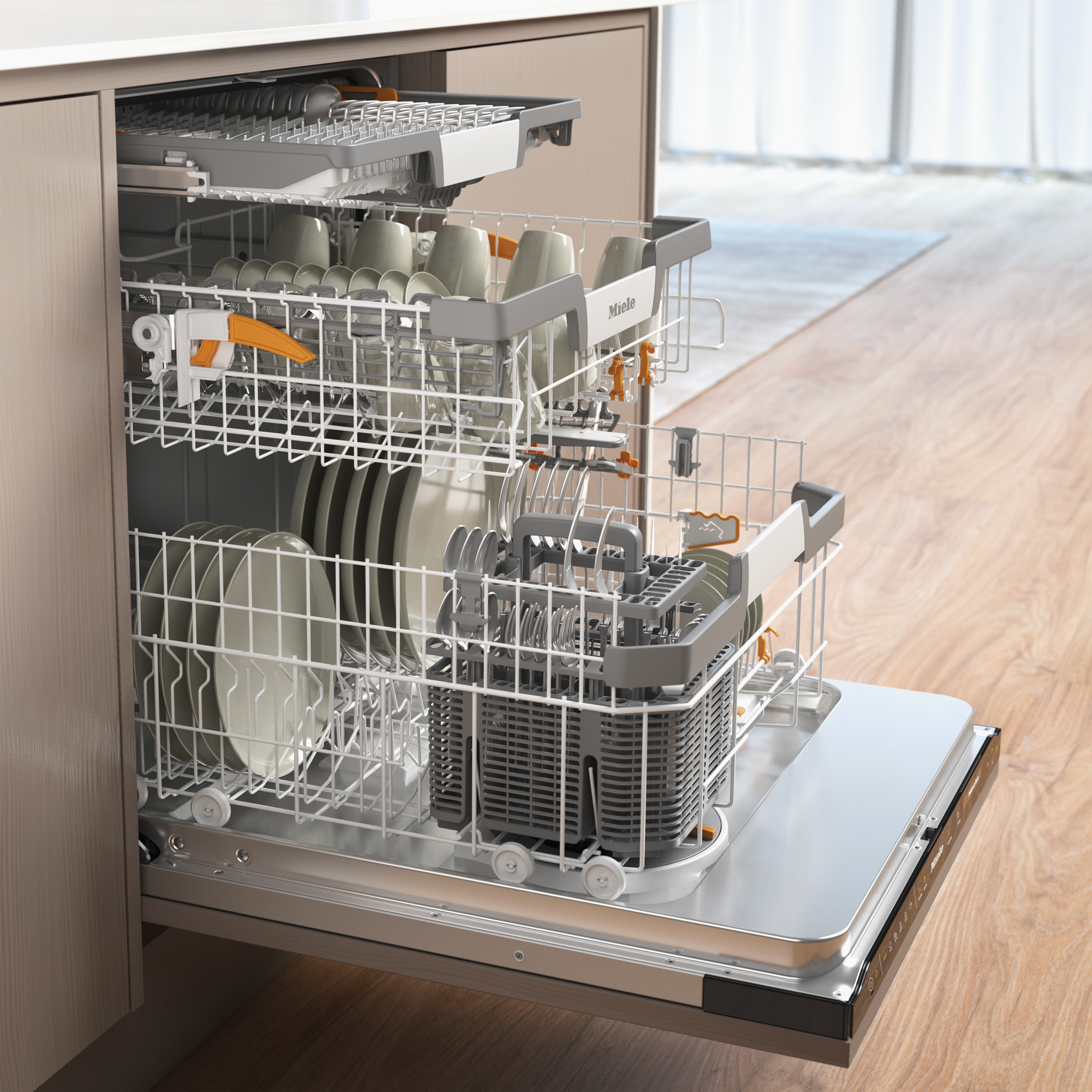 Miele - G 7672 SCVi AutoDos Selection Obsidiaanzwart – Vaatwassers - 3