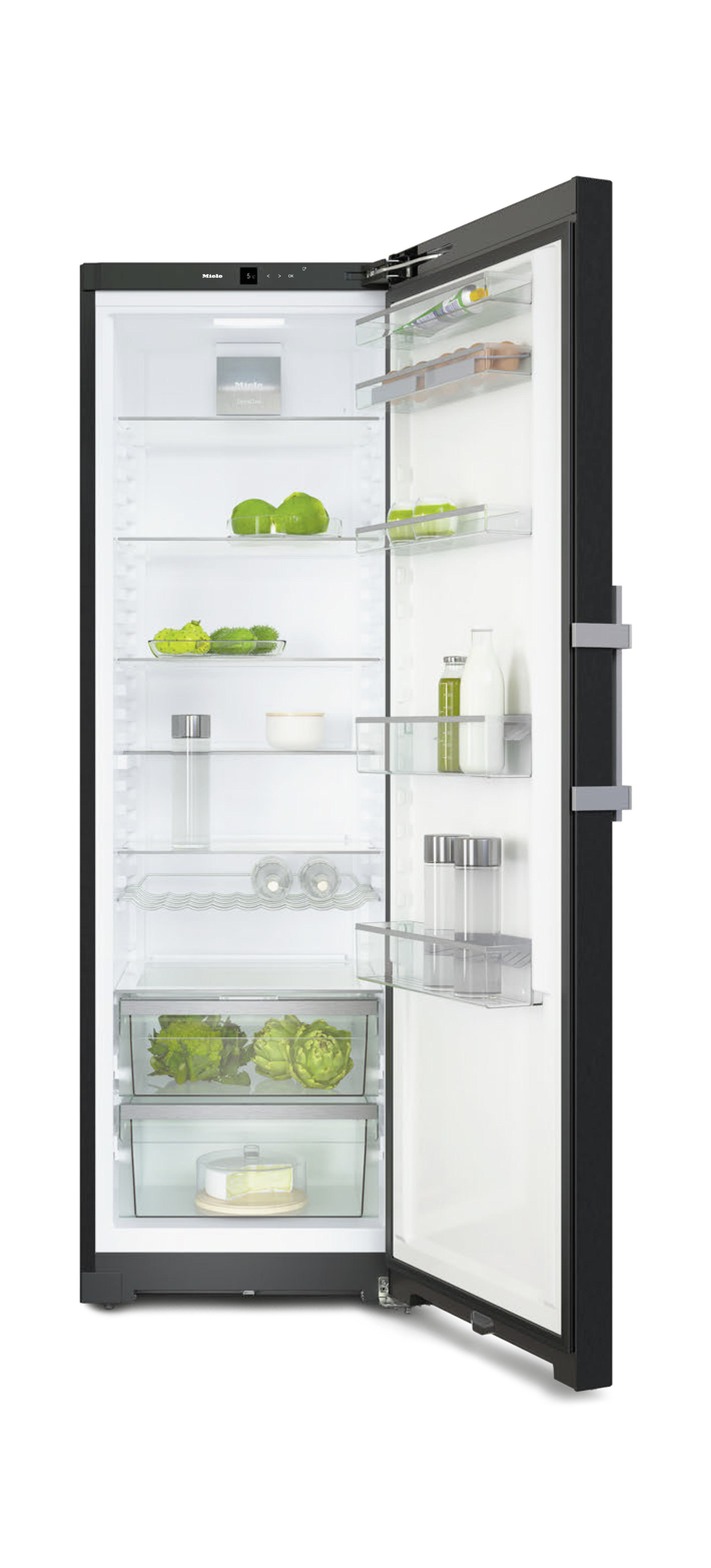 Miele - KS 4783 DD N Blacksteel dør – Køle- og fryseskabe - 2