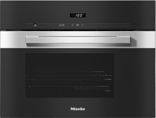 DG 2840 PureLine CleanSteel Built-in steam oven product photo