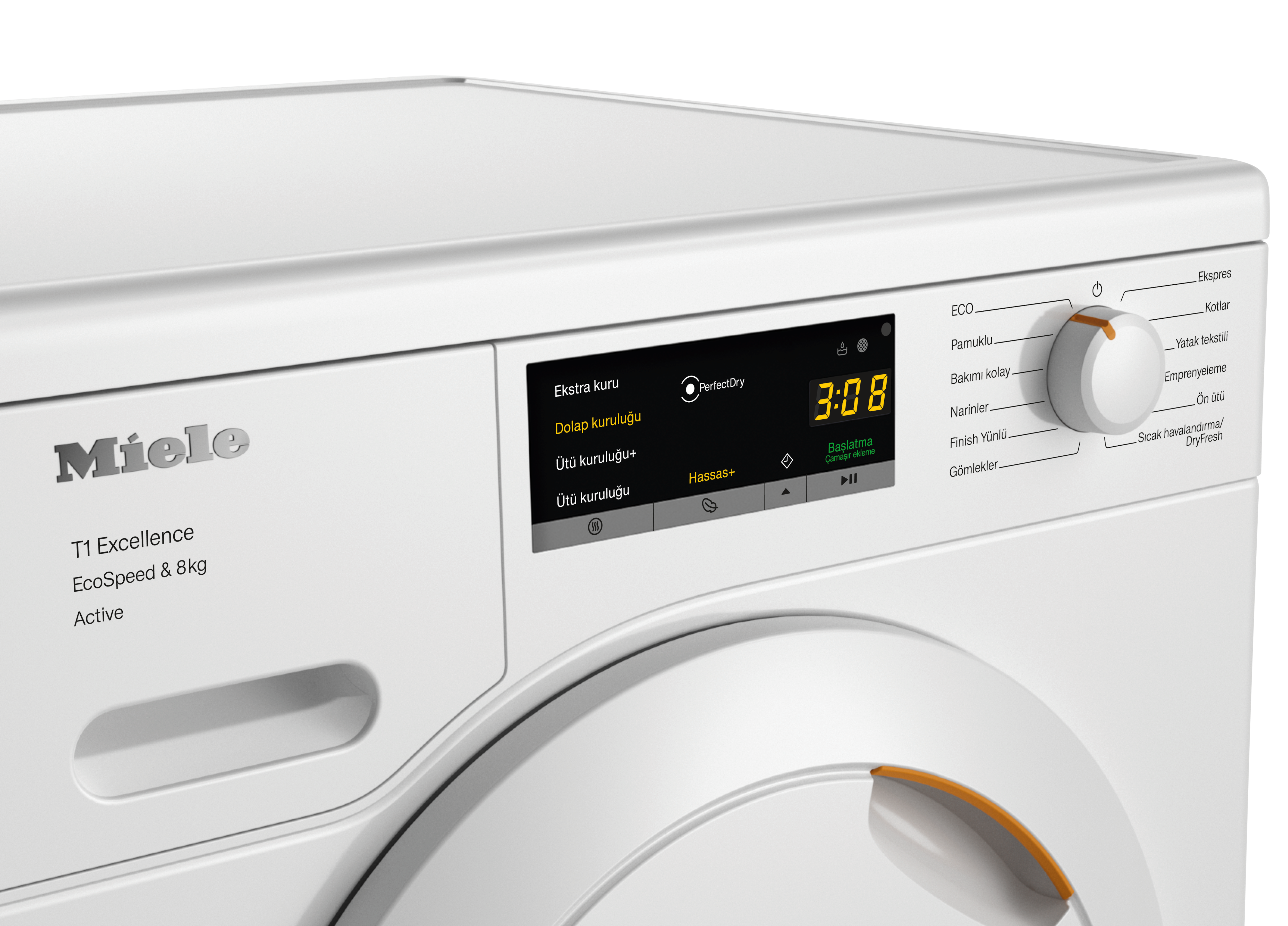 Miele - TEA525WP 8kg Active – Kurutma makineleri - 2 Miele - TEA525WP 8kg Active – Kurutma makineleri - 2