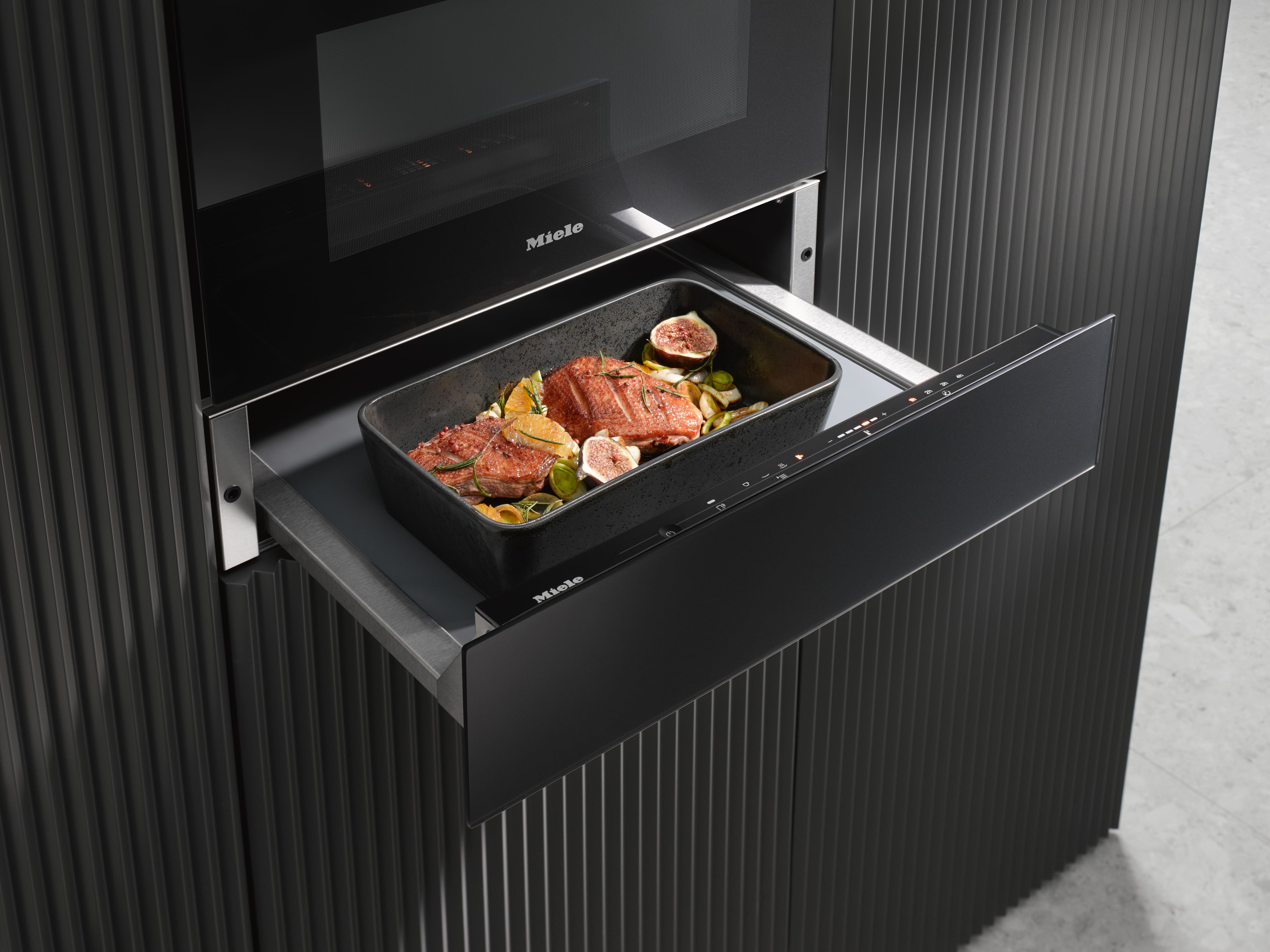 Miele - ESW 7010 Obsidian black – Warming and vacuum sealing drawers - 2 Miele - ESW 7010 Obsidian black – Warming and vacuum sealing drawers - 2