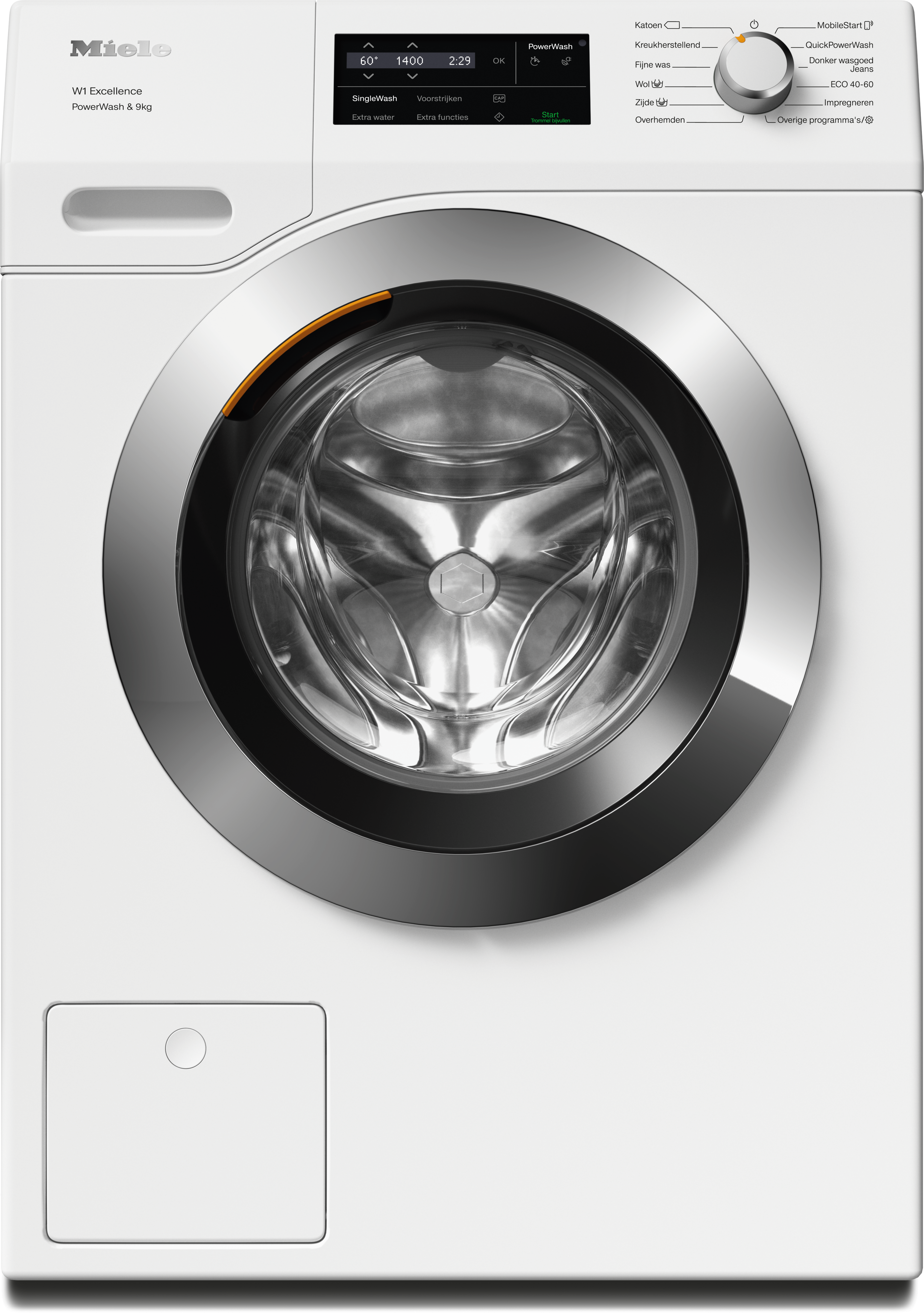 Miele - WEG375 WPS PWash&9kg Lotuswit – Wasmachines - 1