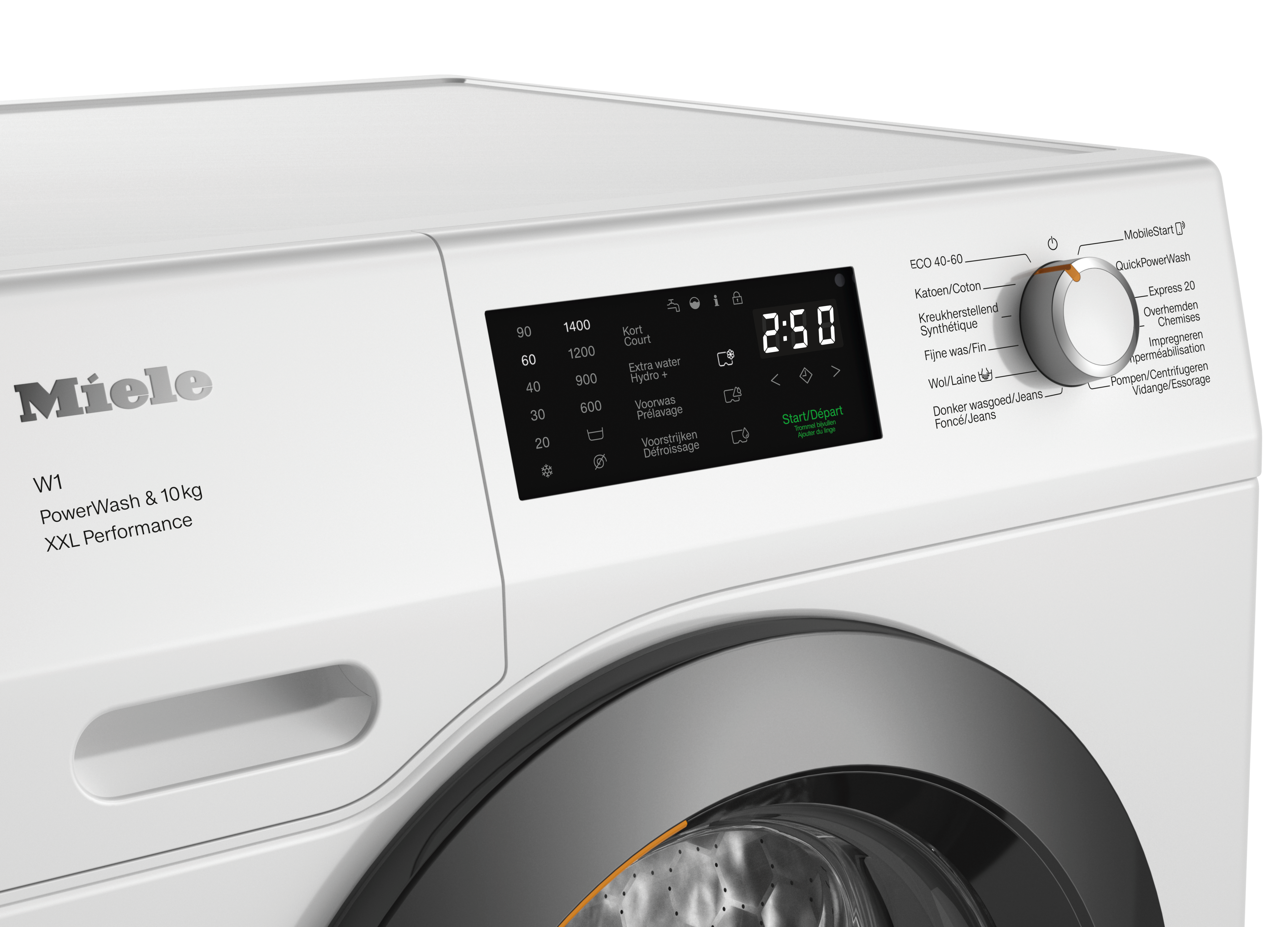 Miele - WCK370 WCS PWash&10kg Blanc lotus – Lave-linge - 3