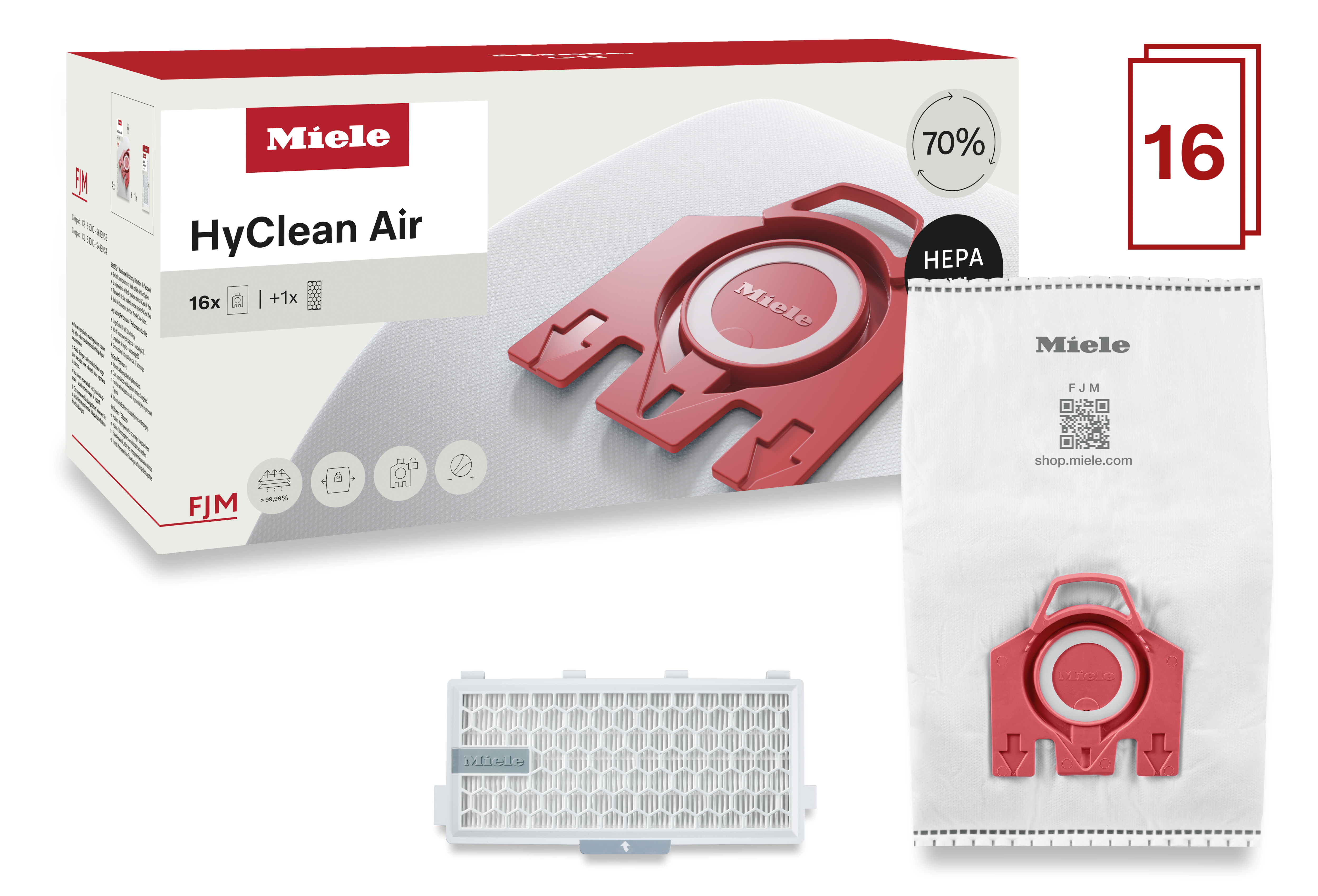 Miele - FJM Performance Pack HyClean Air – Vacuum cleaner accessories - 2 Miele - FJM Performance Pack HyClean Air – Vacuum cleaner accessories - 2