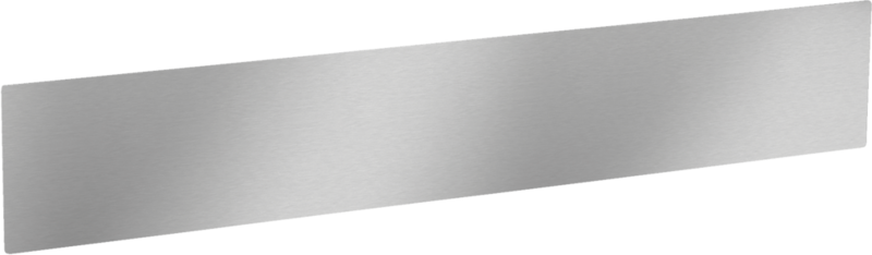 Stainless-steel toe-kick panel Stainless-steel toe-kick panel