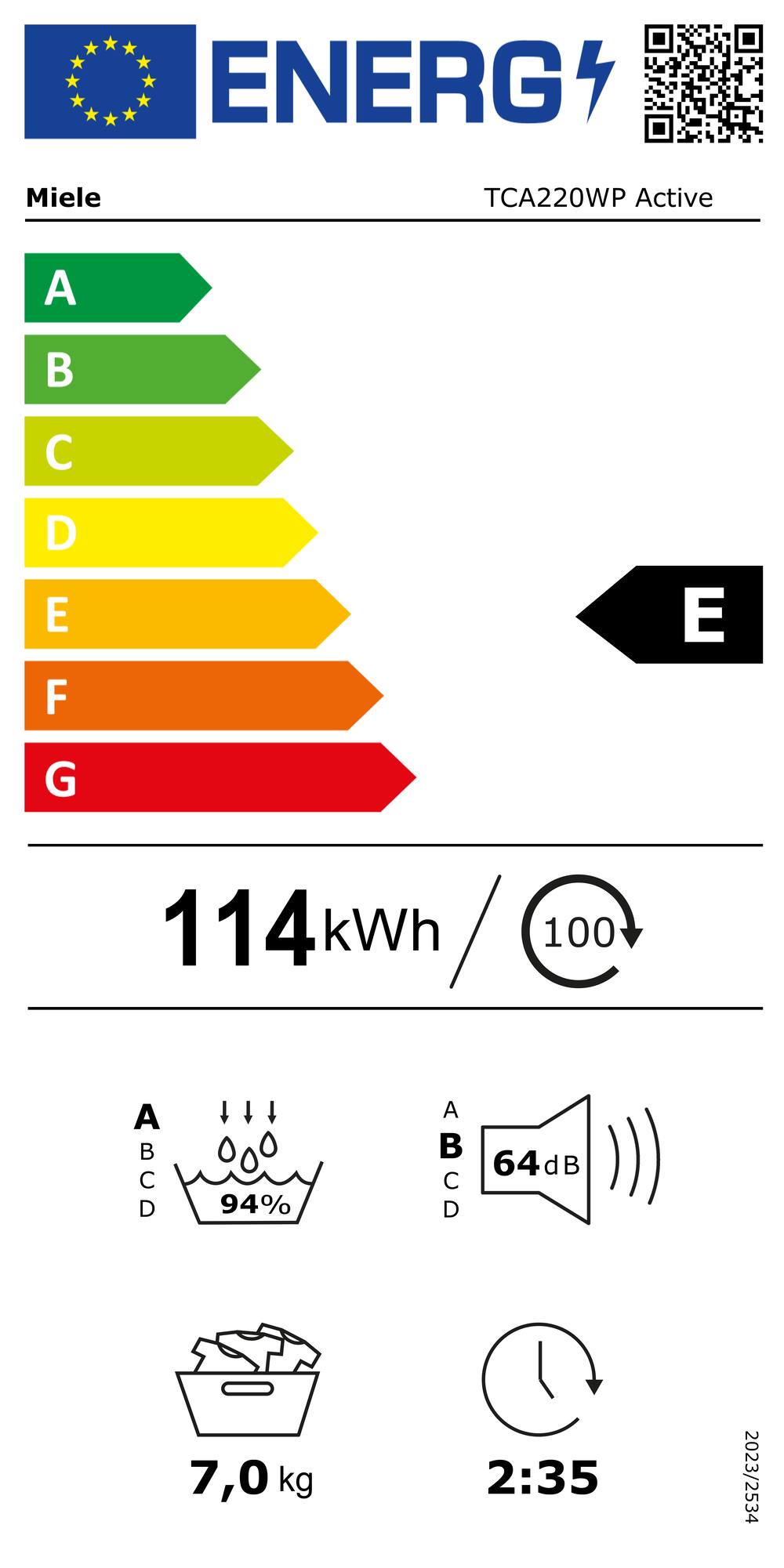 Online Label Flag, Etiquette énergétique