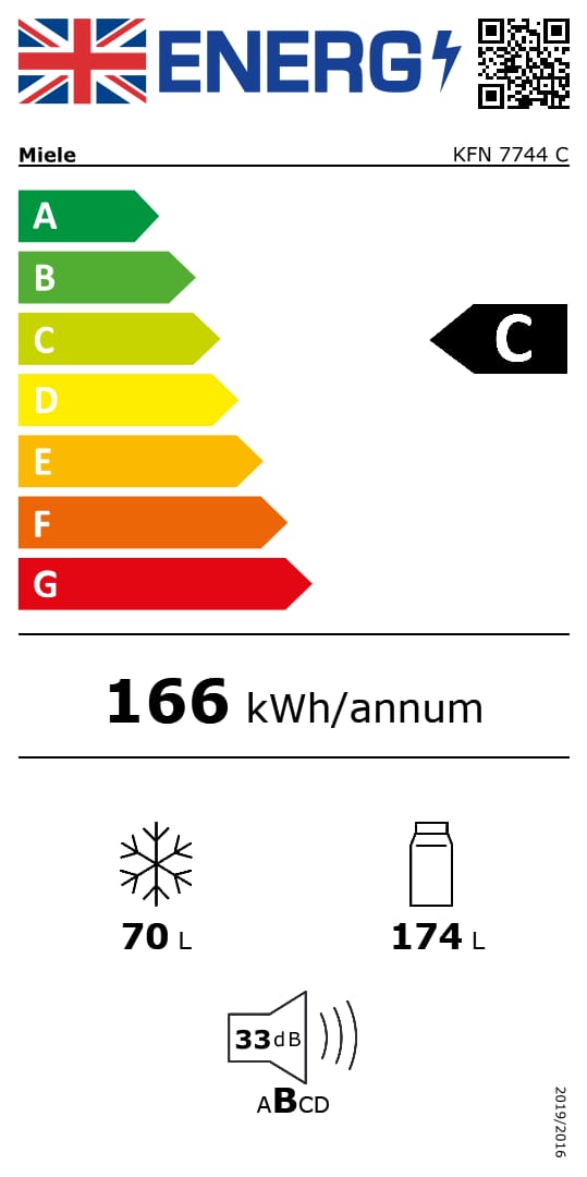 Online Label Flag, Energy label