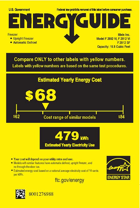 Energy label, Online Label Flag