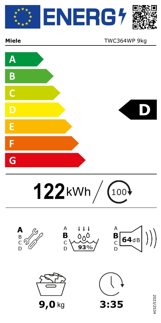 Online Label Flag, Etykieta energetyczna