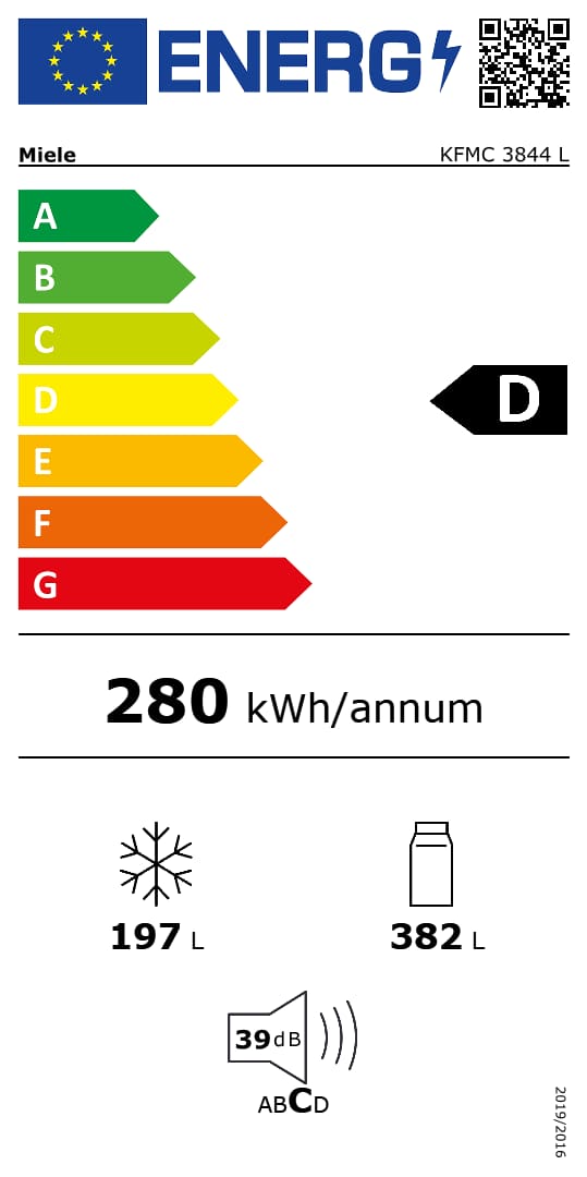 Online Label Flag, Energy label