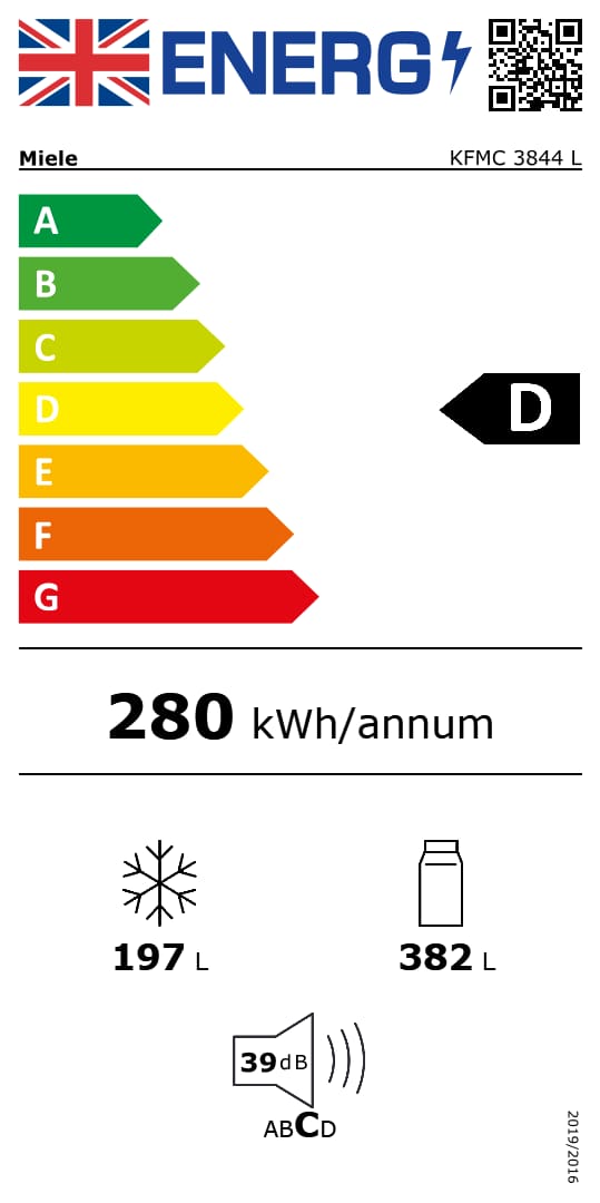Online Label Flag, Energy label