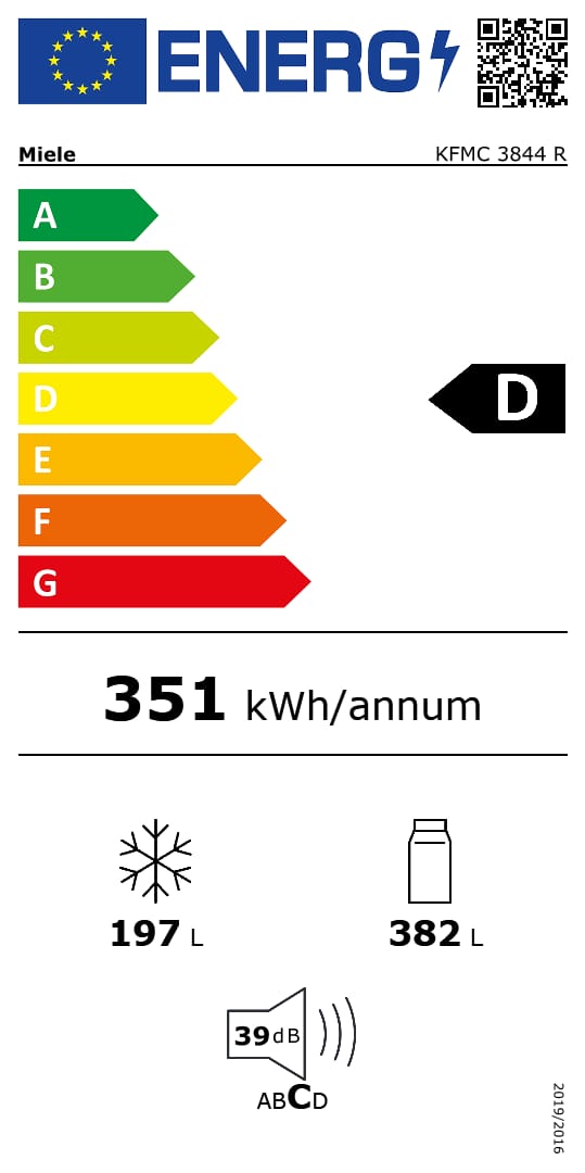 Online Label Flag, Energiamerkintä