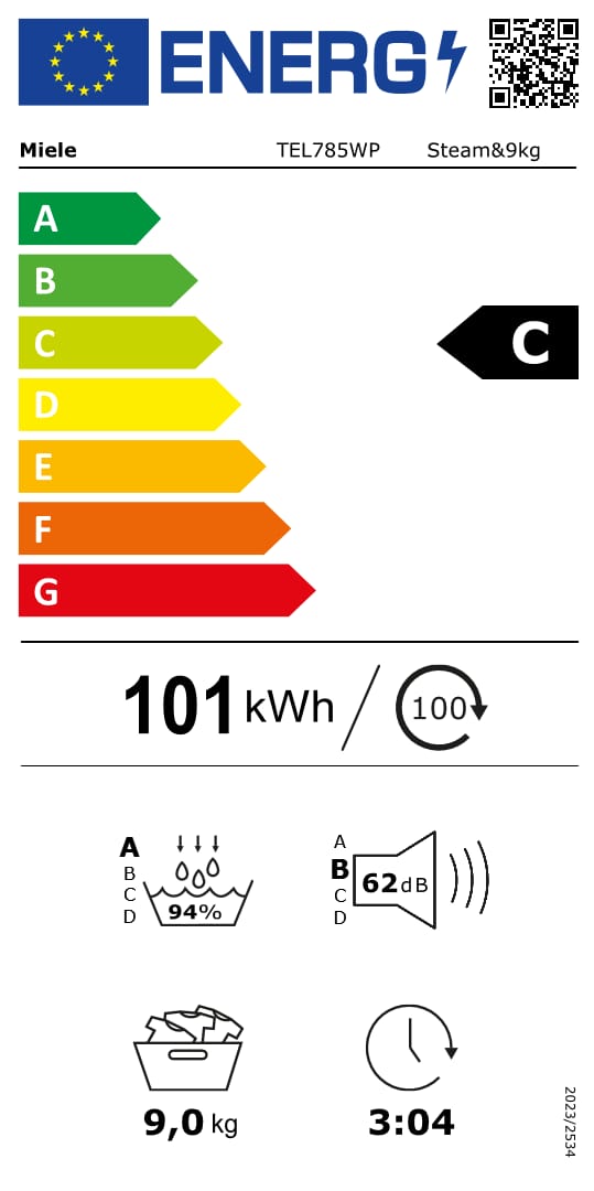 Online Label Flag, Etiqueta energética