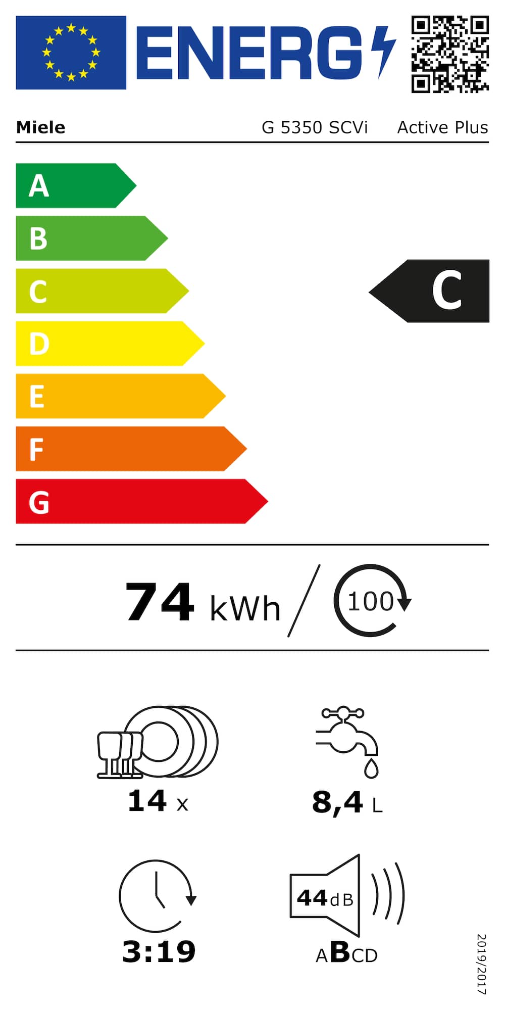 Onlinelabel Image, Energielabel