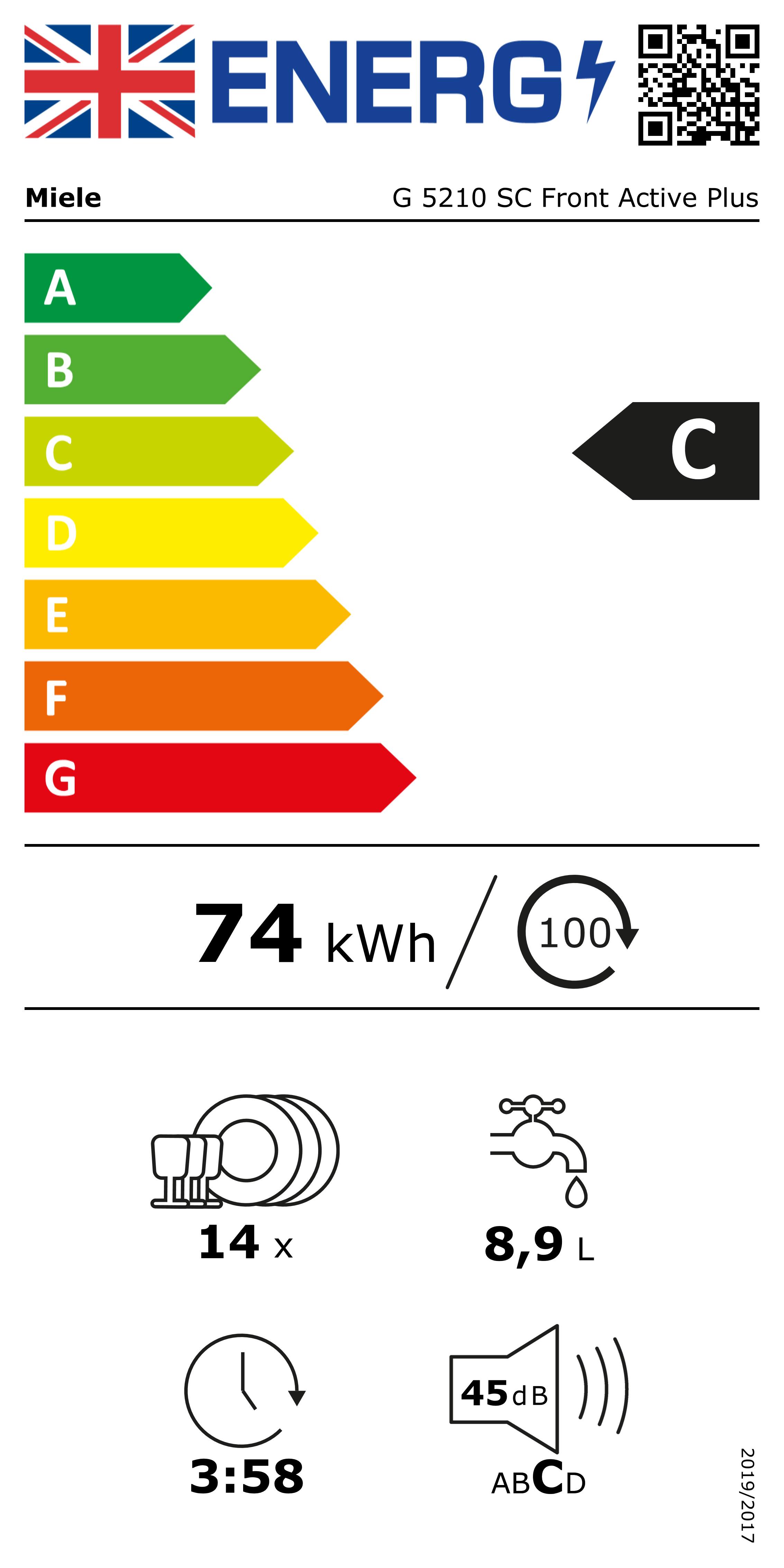 G 5000 Dishwasher Range New Miele