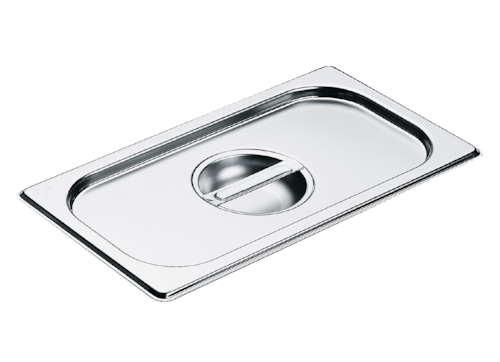 DGD 1/3 Stainless steel lid with handle product photo Front View L