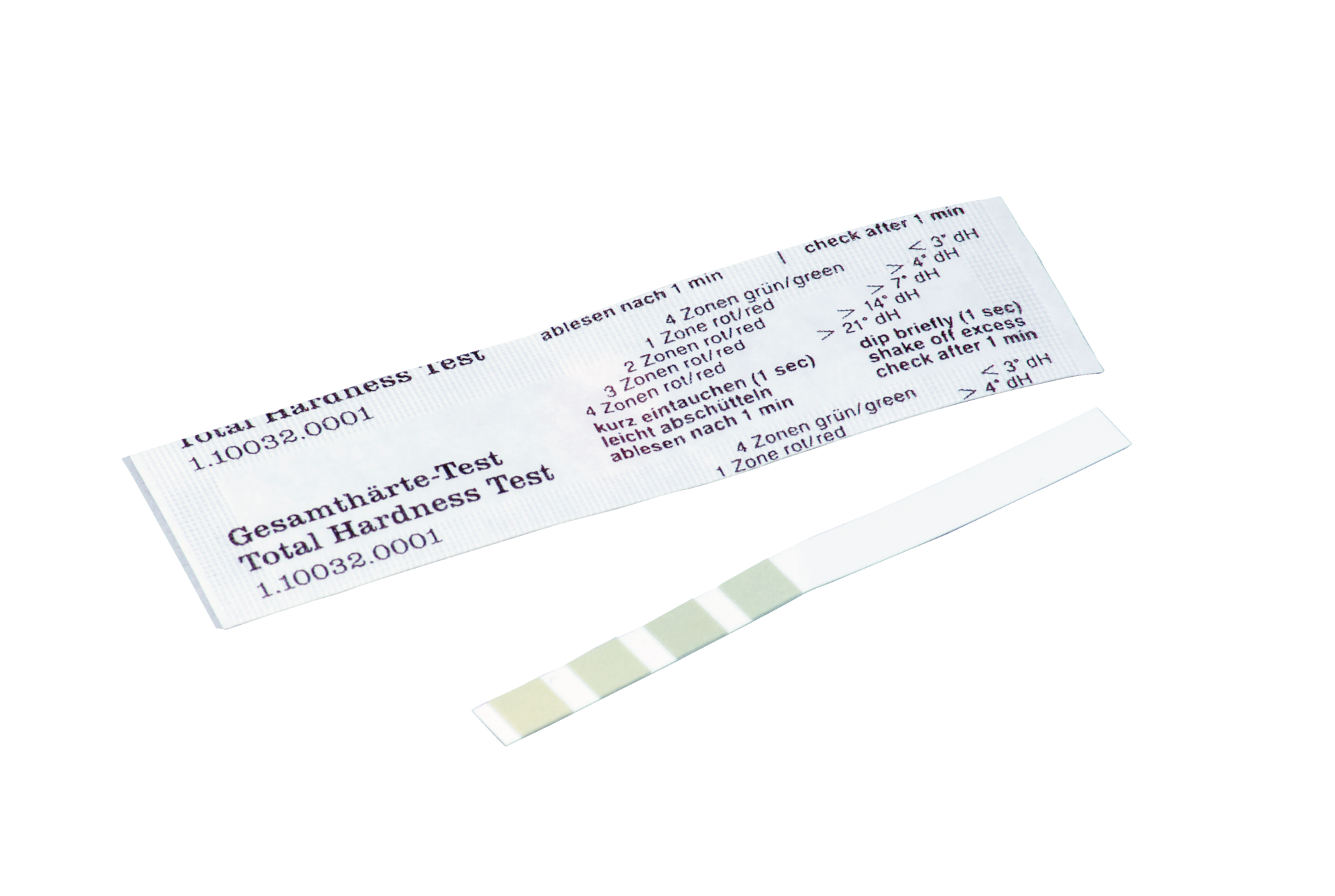 Miele Test strip Water hardness