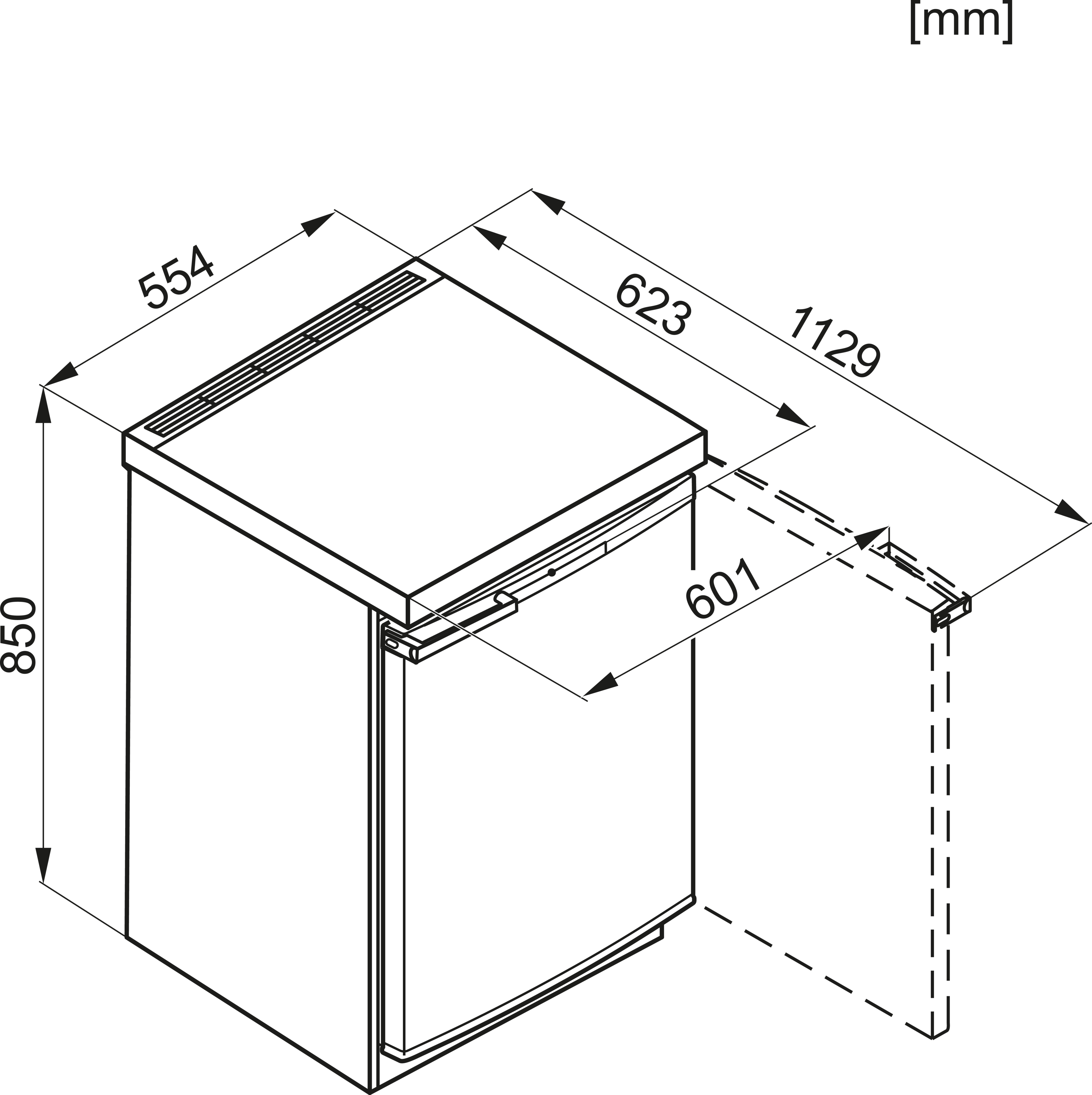 Miele K 12012-S3 - Tisch- Kühlschrank