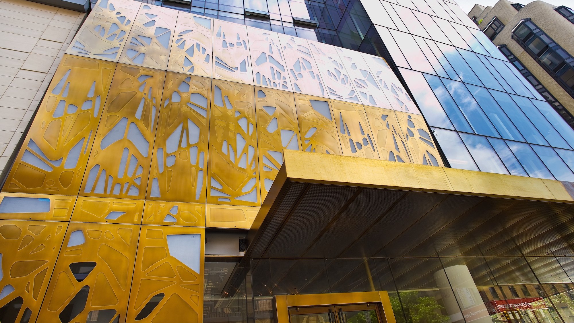 The front of the Lucida building in Manhattan