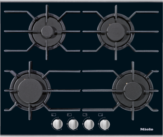 Miele CS1112E208V 12 Inch Ceramic Double Burner Electric Cooktop with  Stainless Steel Control Knob and 12 Power Settings…
