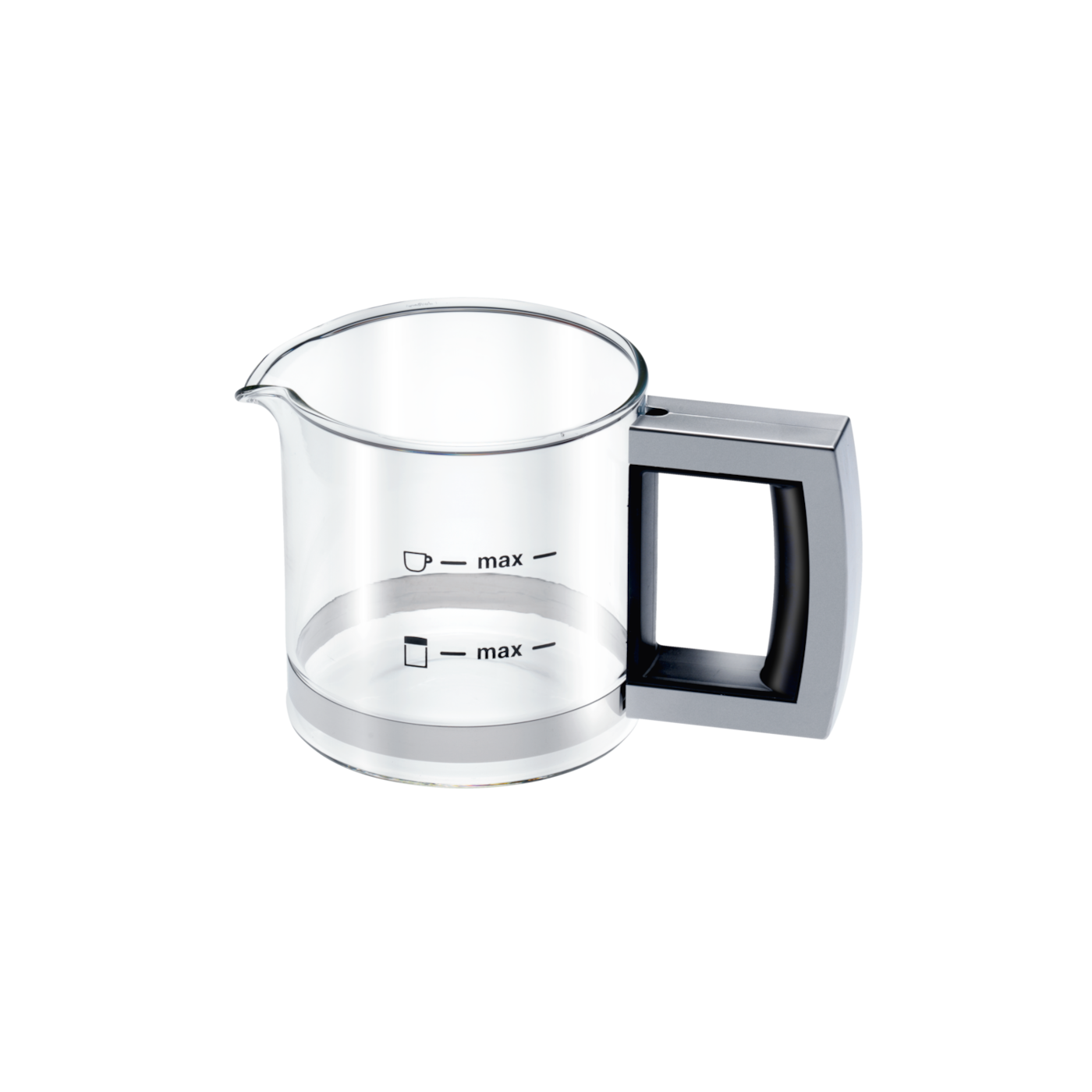 Miele Coffee Machine Glass Jug - Spare Part 06154421 product photo Front View ZOOM