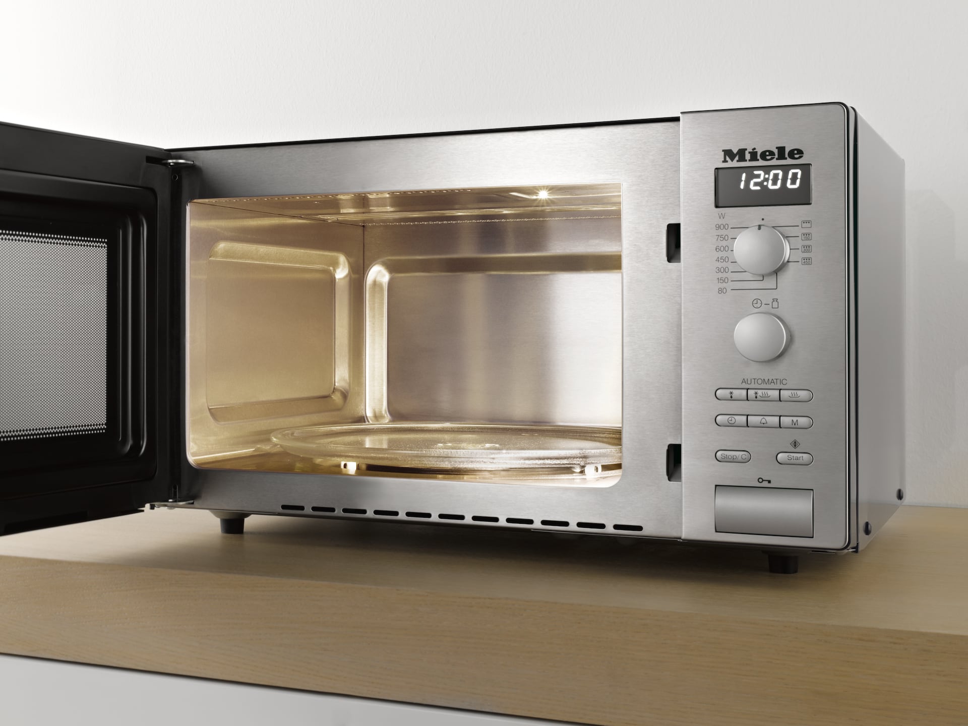 Microwave ovens - M 6012 SC Stainless steel - 3