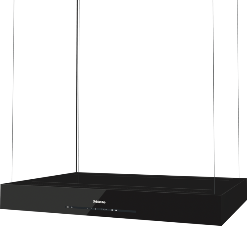 Köksfläktar - Väggmonterade fläktar och frihängande fläktar - DA 6708 D Aura Edition 6000 - Obsidiansvart