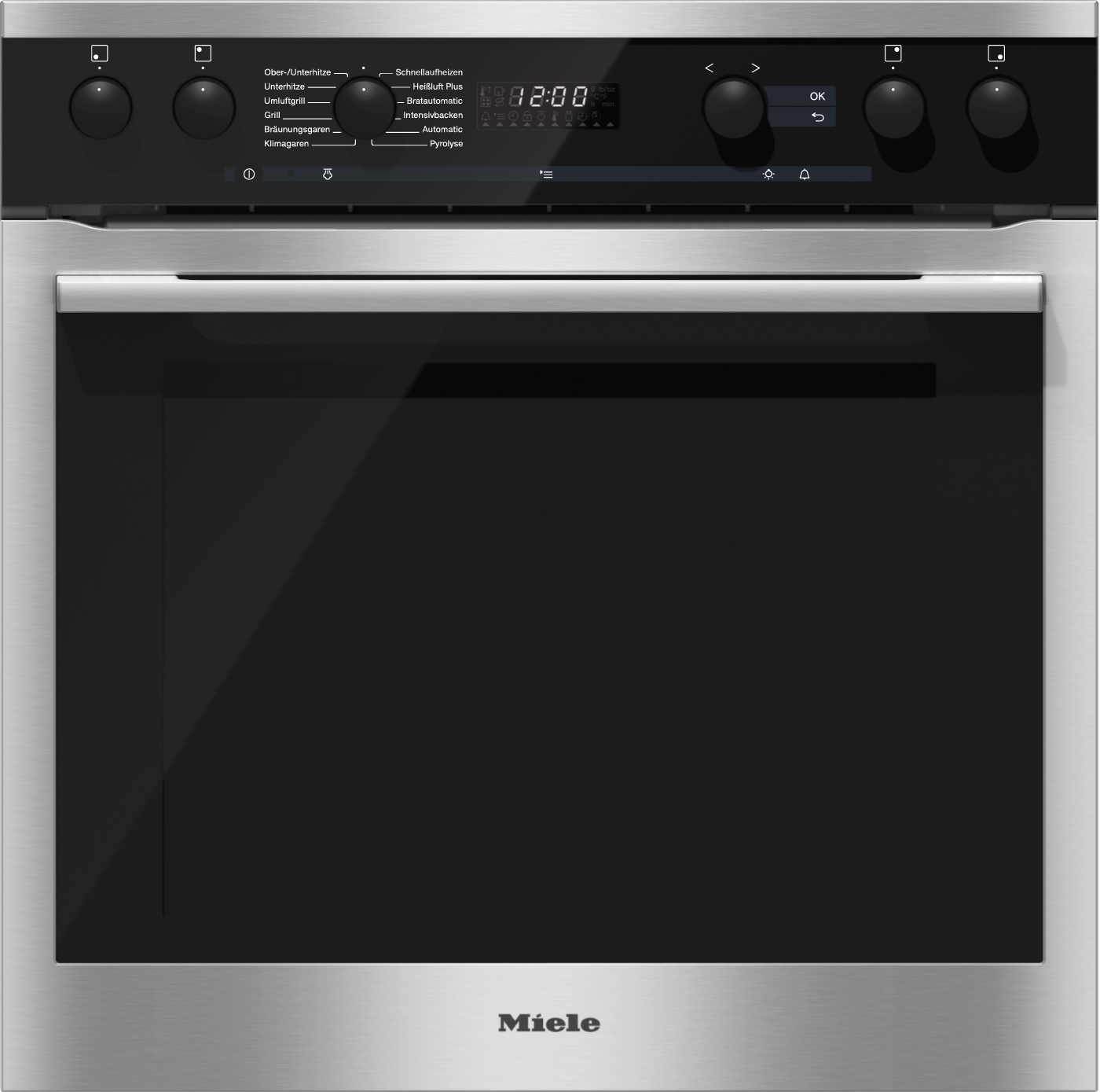 Herde / Backöfen / Range Cooker - H 6167 EP Edelstahl/CleanSteel - 1