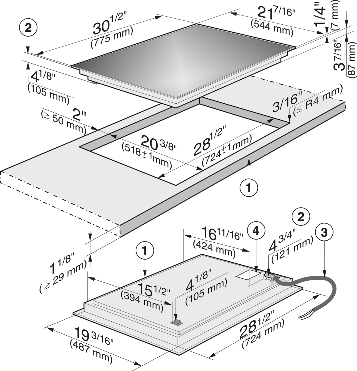 KM 6360 Induction Cooktop Miele