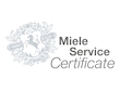 Microwave Oven Miele Service Certificate product photo