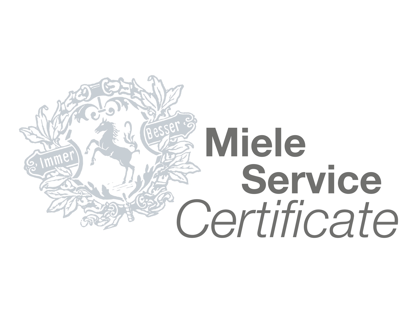 Ironers 3 Yr Miele Service Certificate product photo Front View ZOOM