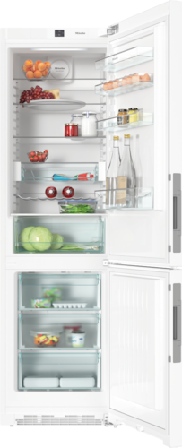 Balts ledusskapis ar saldētavu, Click2open un DailyFresh funkcijām, 2.01m augstums (KFN 29233 D) product photo